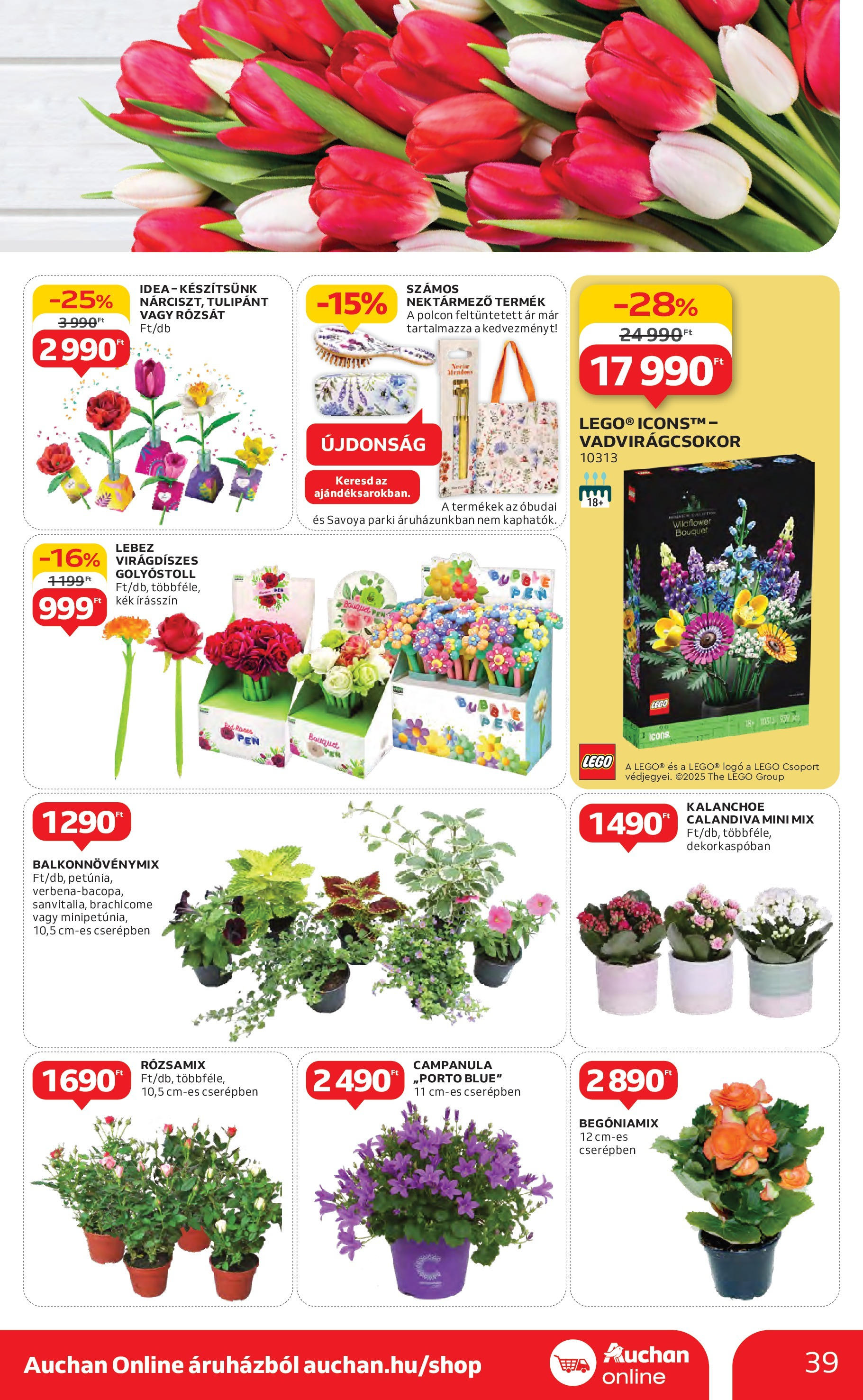 Akciós újság új Auchan - 2025.04.30. -tól/töl ⏳ | Oldal: 39 | Termékek: PC Auchan - Auchan újság érvényessége 05.07.-ig - 2025.04.30. -tól/töl > akció, lapozható szórólap 🛍️ | Oldal: 39 | Termékek: PC