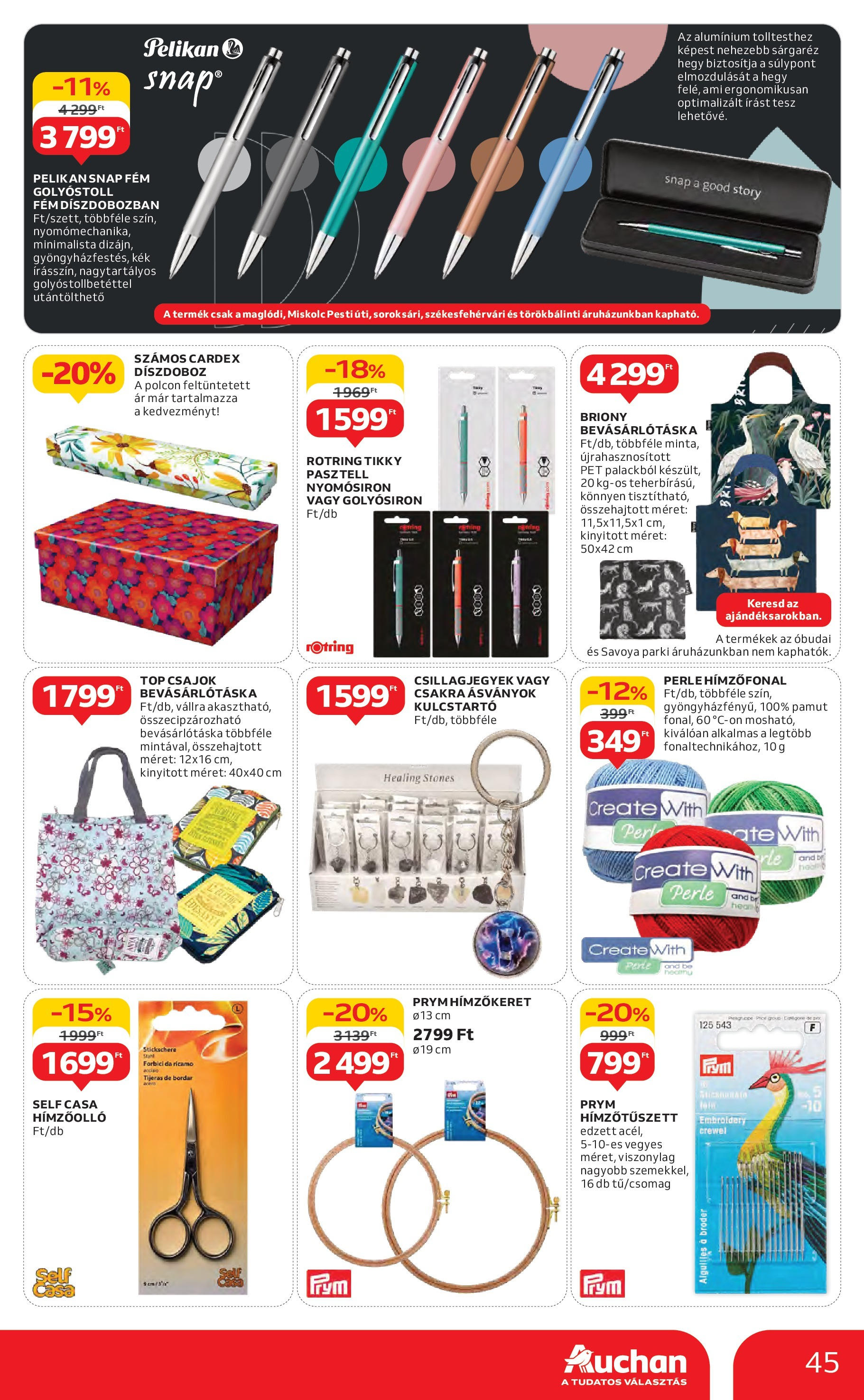 Akciós újság új Auchan - 2025.04.30. -tól/töl ⏳ | Oldal: 45 Auchan - Auchan újság érvényessége 05.07.-ig - 2025.04.30. -tól/töl > akció, lapozható szórólap 🛍️ | Oldal: 45