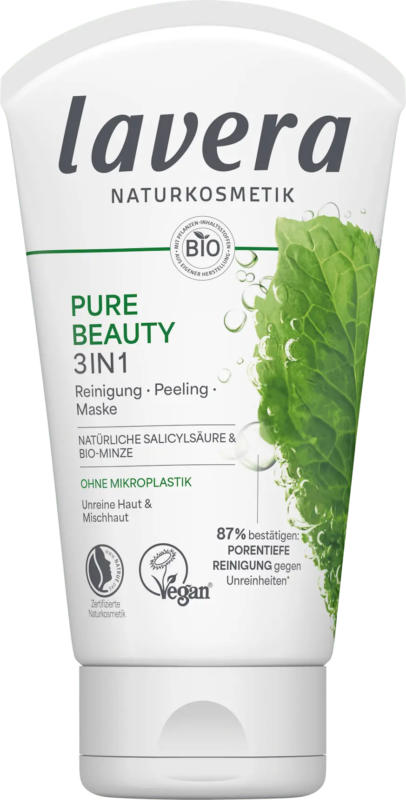 lavera Gesichtsreinigung 3in1 Pure Beauty
