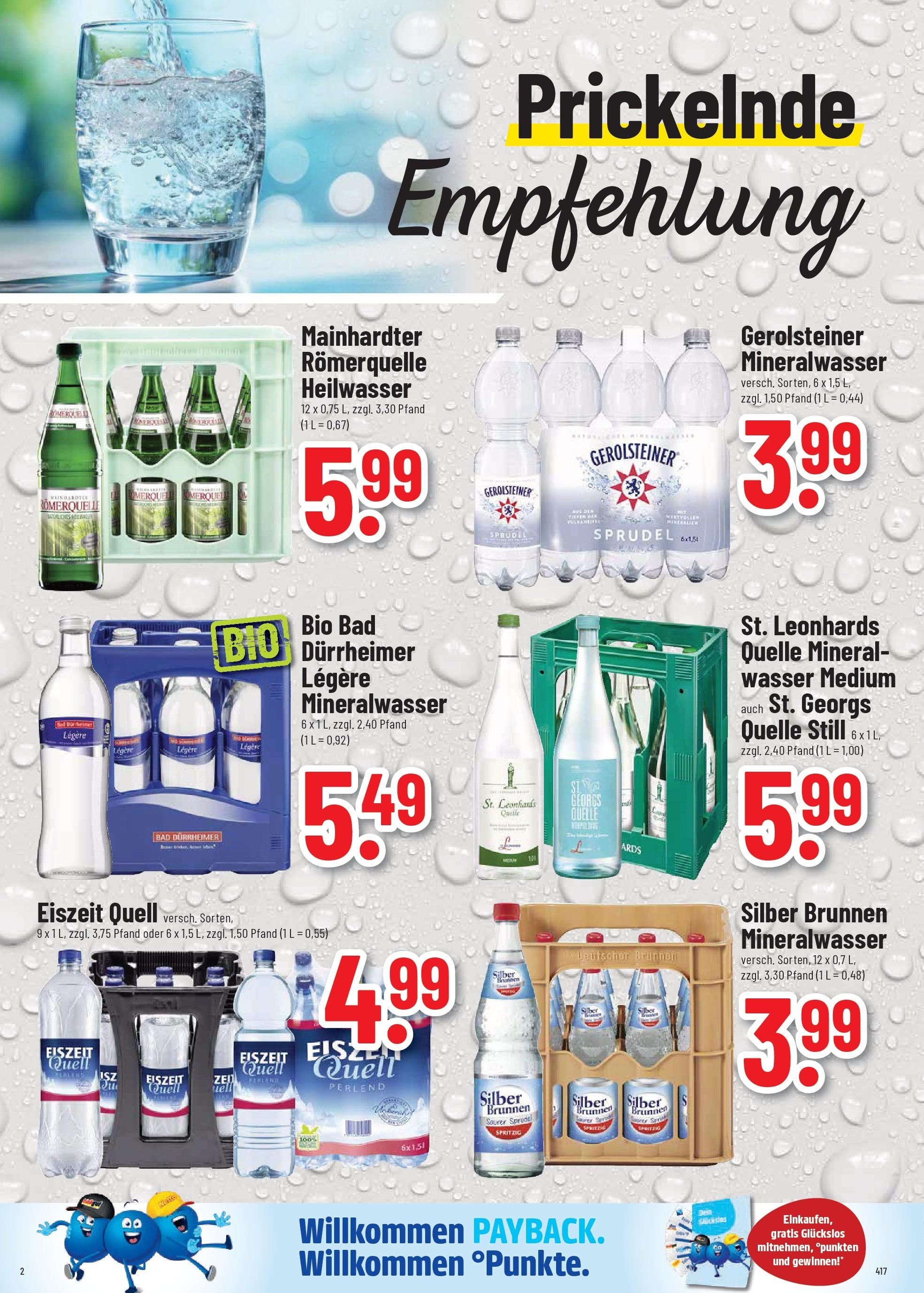 Trinkgut - trinkgut: Wochenangebote (ab 04.05.2025) » Angebote online | Seite: 2 | Produkte: Bad, Mineralwasser, Wasser, Gerolsteiner