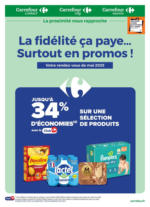 Carrefour Market LA FIDELITE, CA PAYE... SURTOUT EN PROMOS EN MAI ! - au 31.05.2025