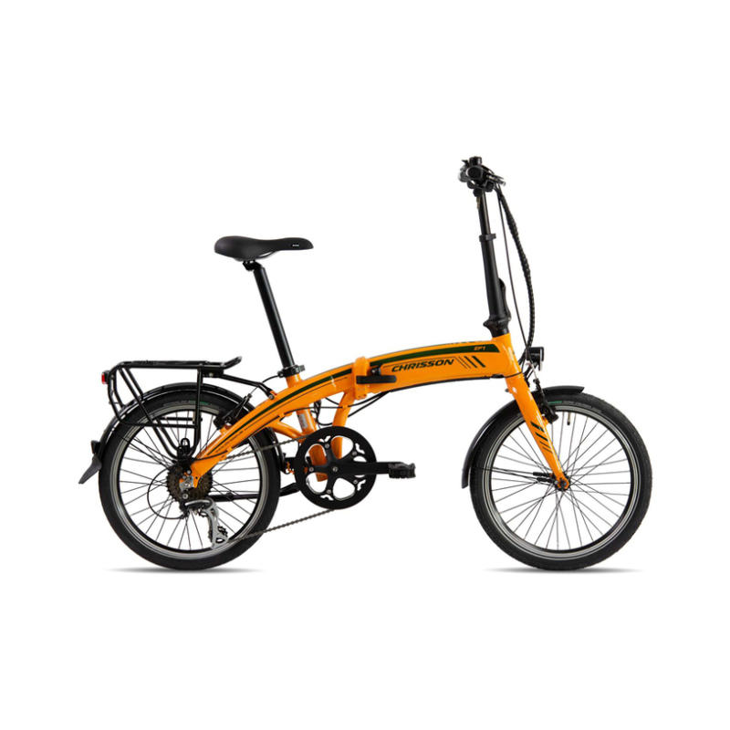 Електрически велосипед CHRISSON EF1 20" ORNG 102067 250 W, ДО 25 КМ/Ч, ПРОБЕГ ДО 90 КМ, 20.00 "