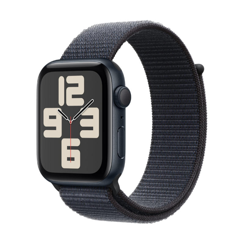 Смарт часовник APPLE WATCH SE2 V3 MIDNIGHT ALUMNIN CASE INK SPORT LOOP MXEP3 44 MM, GPS, WLAN, ПУЛСОМЕР