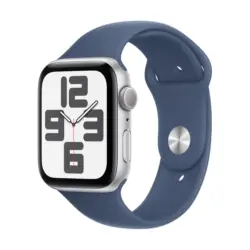 Смарт часовник APPLE WATCH SE2 V3 SILVER ALUMIN CASE DENIM SPORT BAND S/M MXEQ3 44 MM, GPS, WLAN, ПУЛСОМЕР