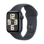 Технополис Смарт часовник APPLE WATCH SE2 V3 MIDNIGHT ALUMIN CASE MIDNIGHT SPORT BAND S/M MXE73 40 MM, GPS, WLAN, ПУЛСОМЕР - до 15-05-25