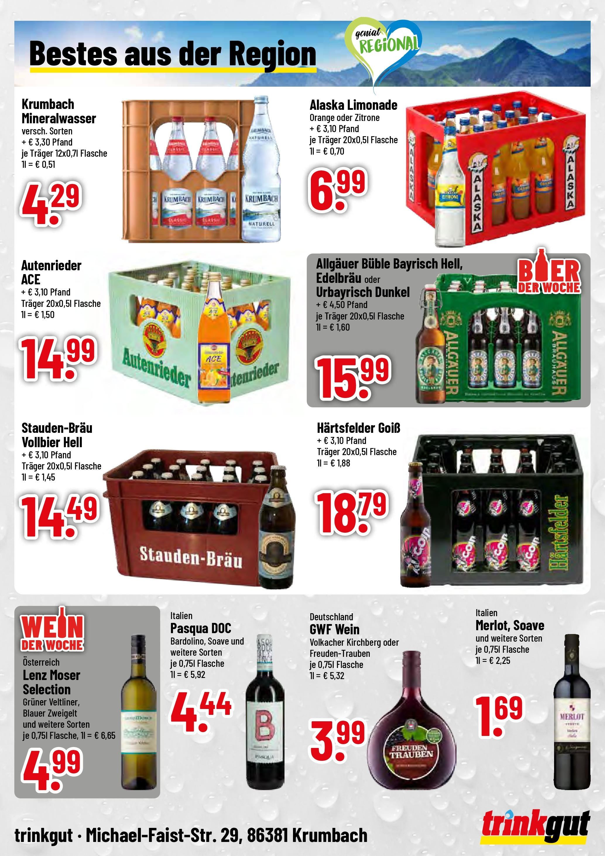 Trinkgut - trinkgut: Wochenangebote (ab 04.05.2025) » Angebote online | Seite: 4 | Produkte: Trauben, Merlot, Zitrone, Wein
