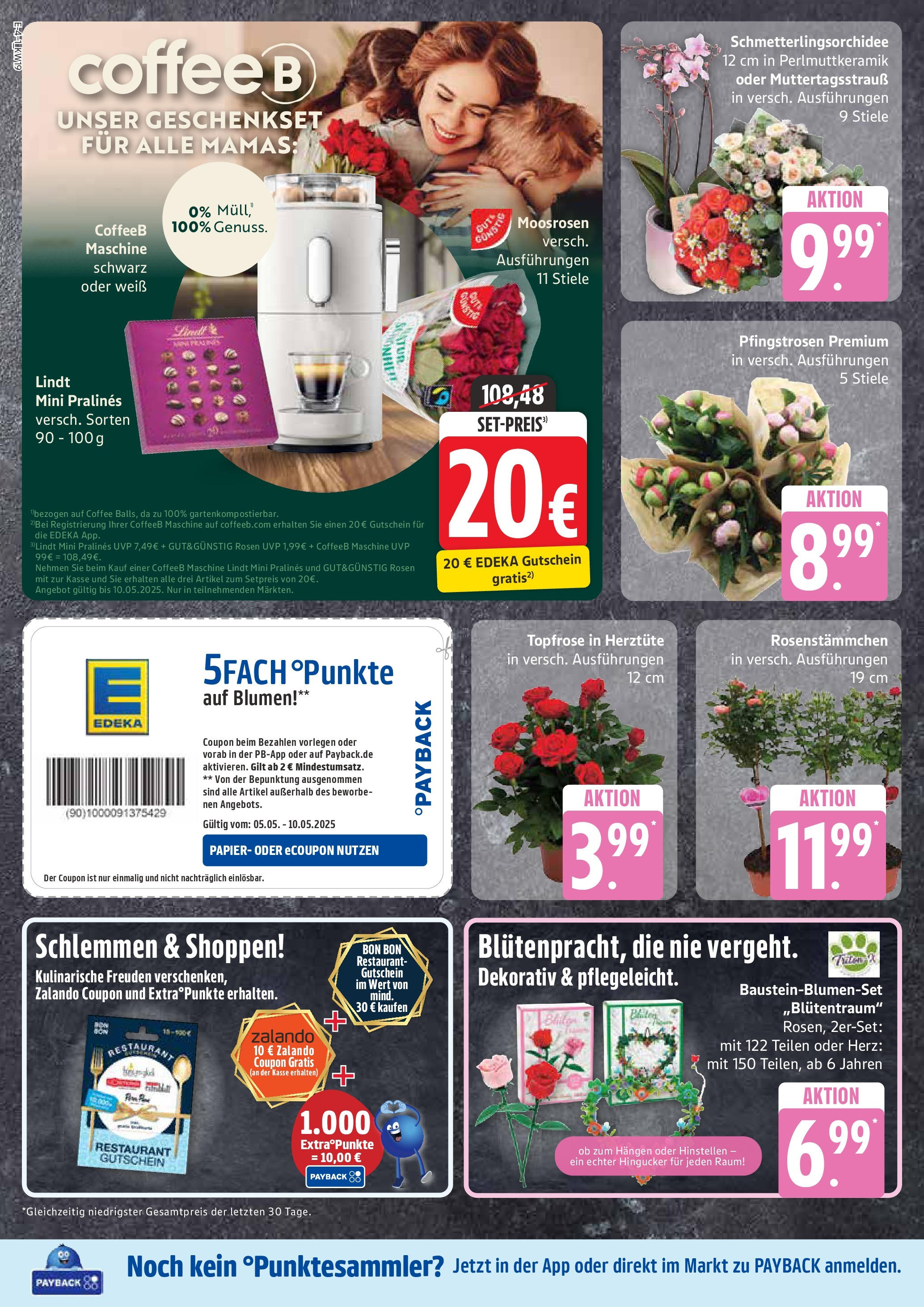 Edeka - EDEKA: Wochenangebote (ab 04.05.2025) » Angebote Online | Seite: 4 | Produkte: Blumen, Lindt Edeka - EDEKA: Wochenangebote (ab 04.05.2025) » Angebote Online | Seite: 4 | Produkte: Blumen, Lindt