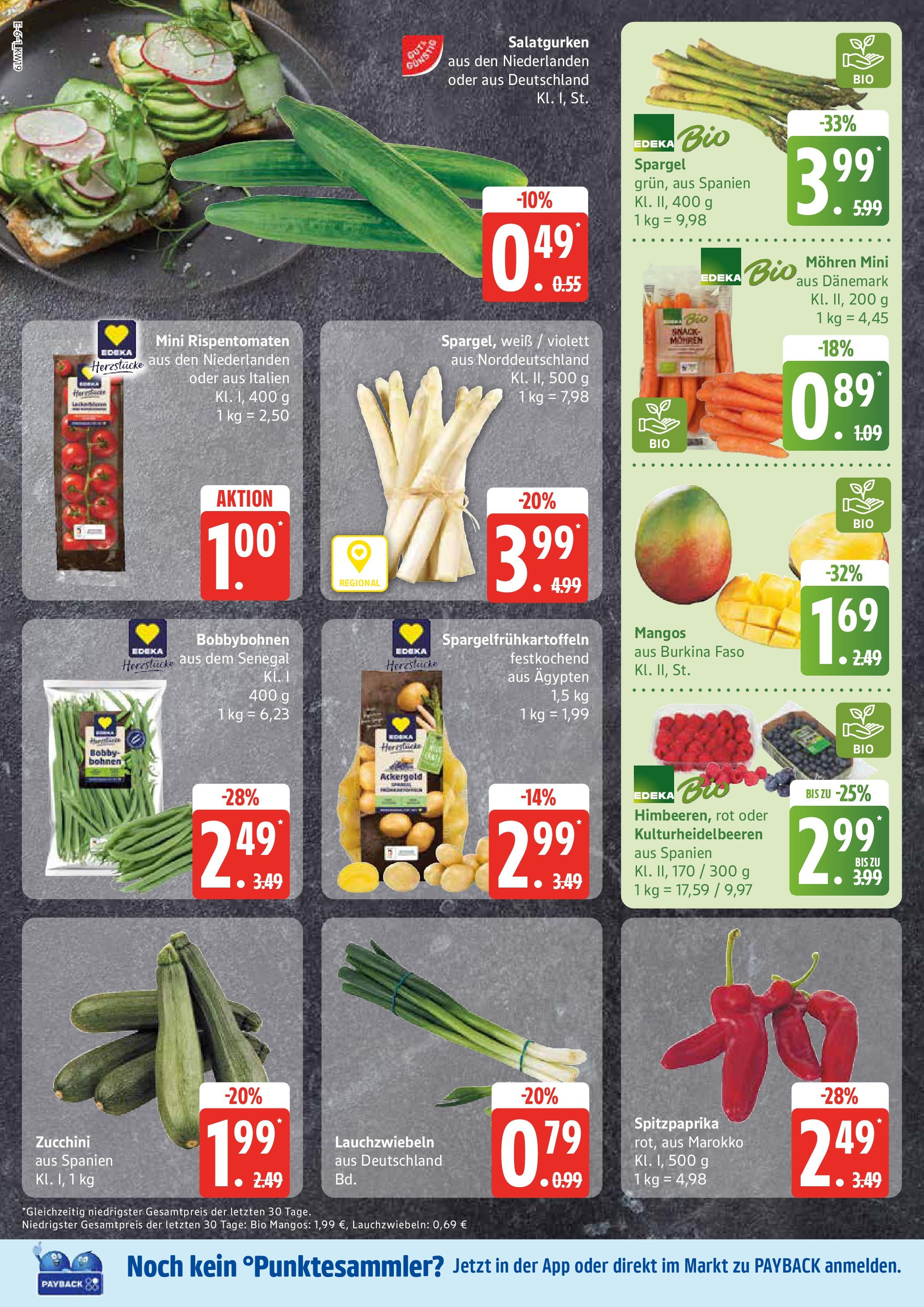 Edeka - EDEKA: Wochenangebote (ab 04.05.2025) » Angebote Online | Seite: 6 | Produkte: Spargel, Mohren, Zucchini Edeka - EDEKA: Wochenangebote (ab 04.05.2025) » Angebote Online | Seite: 6 | Produkte: Spargel, Mohren, Zucchini