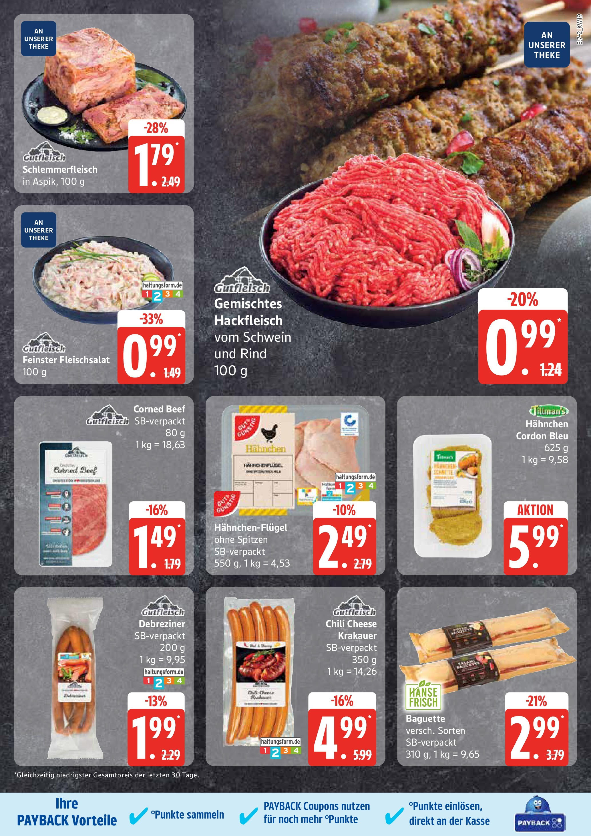 Edeka - EDEKA: Wochenangebote (ab 04.05.2025) » Angebote Online | Seite: 7 | Produkte: Hahnchen, Baguette, Chili, Hackfleisch Edeka - EDEKA: Wochenangebote (ab 04.05.2025) » Angebote Online | Seite: 7 | Produkte: Hahnchen, Baguette, Chili, Hackfleisch