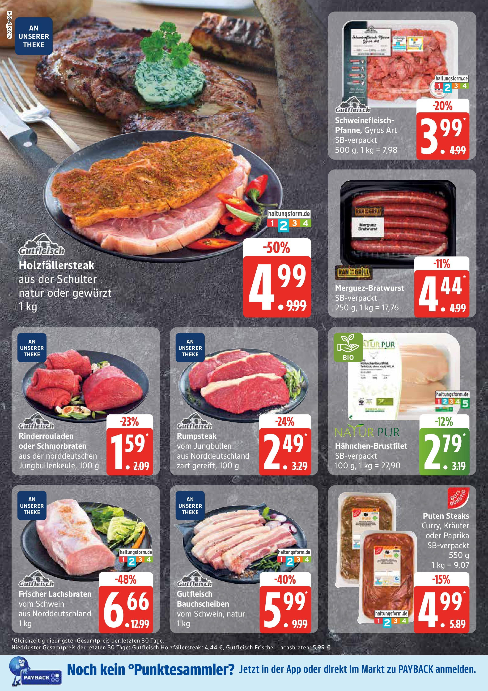 Edeka - EDEKA: Wochenangebote (ab 04.05.2025) » Angebote Online | Seite: 8 | Produkte: Rinderrouladen, Rumpsteak, Bratwurst, Gyros Edeka - EDEKA: Wochenangebote (ab 04.05.2025) » Angebote Online | Seite: 8 | Produkte: Rinderrouladen, Rumpsteak, Bratwurst, Gyros