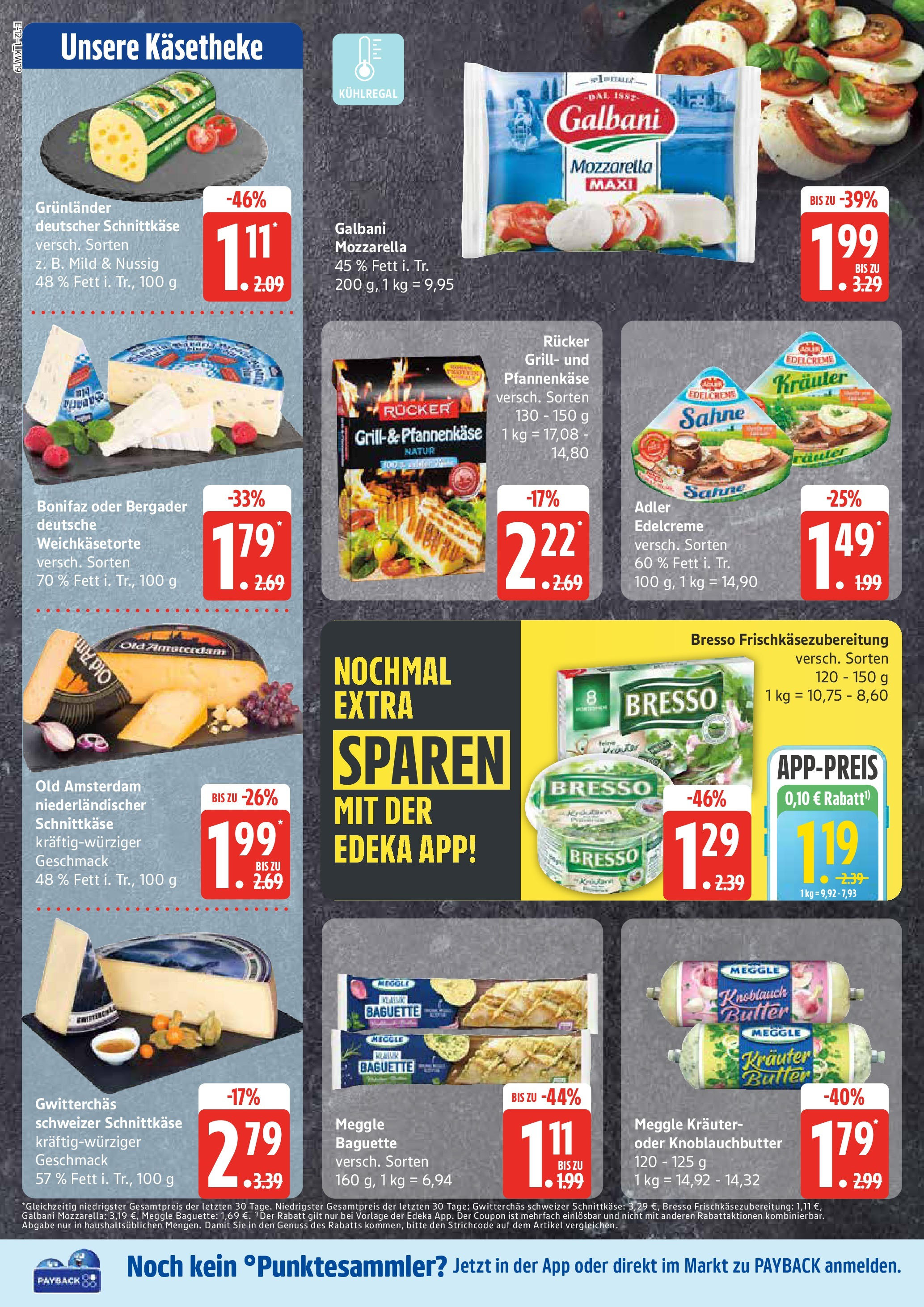 Edeka - EDEKA: Wochenangebote (ab 04.05.2025) » Angebote Online | Seite: 12 | Produkte: Butter, Grunlander, Knoblauch, Sahne Edeka - EDEKA: Wochenangebote (ab 04.05.2025) » Angebote Online | Seite: 12 | Produkte: Butter, Grunlander, Knoblauch, Sahne