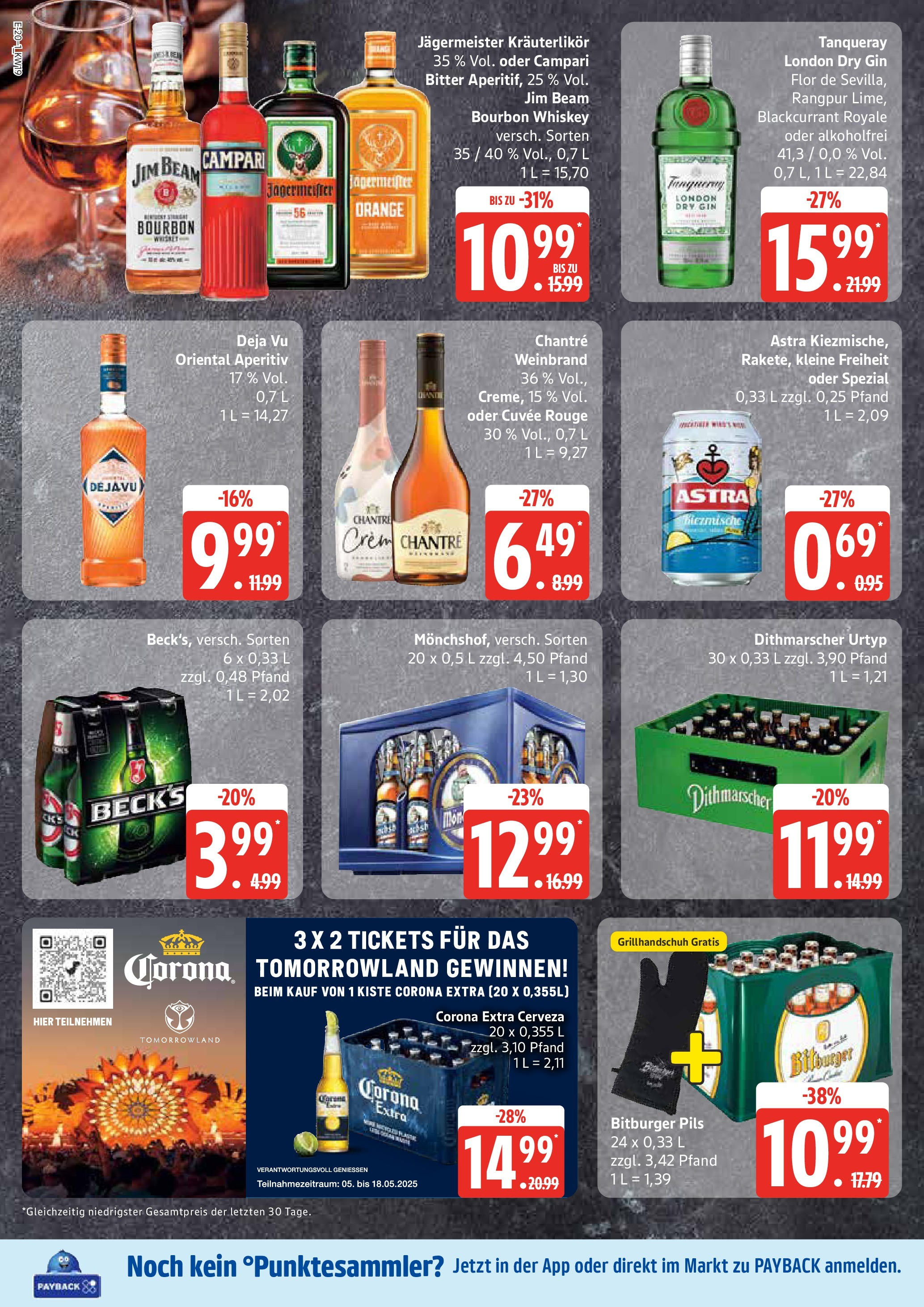 Edeka - EDEKA: Wochenangebote (ab 04.05.2025) » Angebote Online | Seite: 20 | Produkte: Bitburger, Jim beam, Campari, Chantré Edeka - EDEKA: Wochenangebote (ab 04.05.2025) » Angebote Online | Seite: 20 | Produkte: Bitburger, Jim beam, Campari, Chantré
