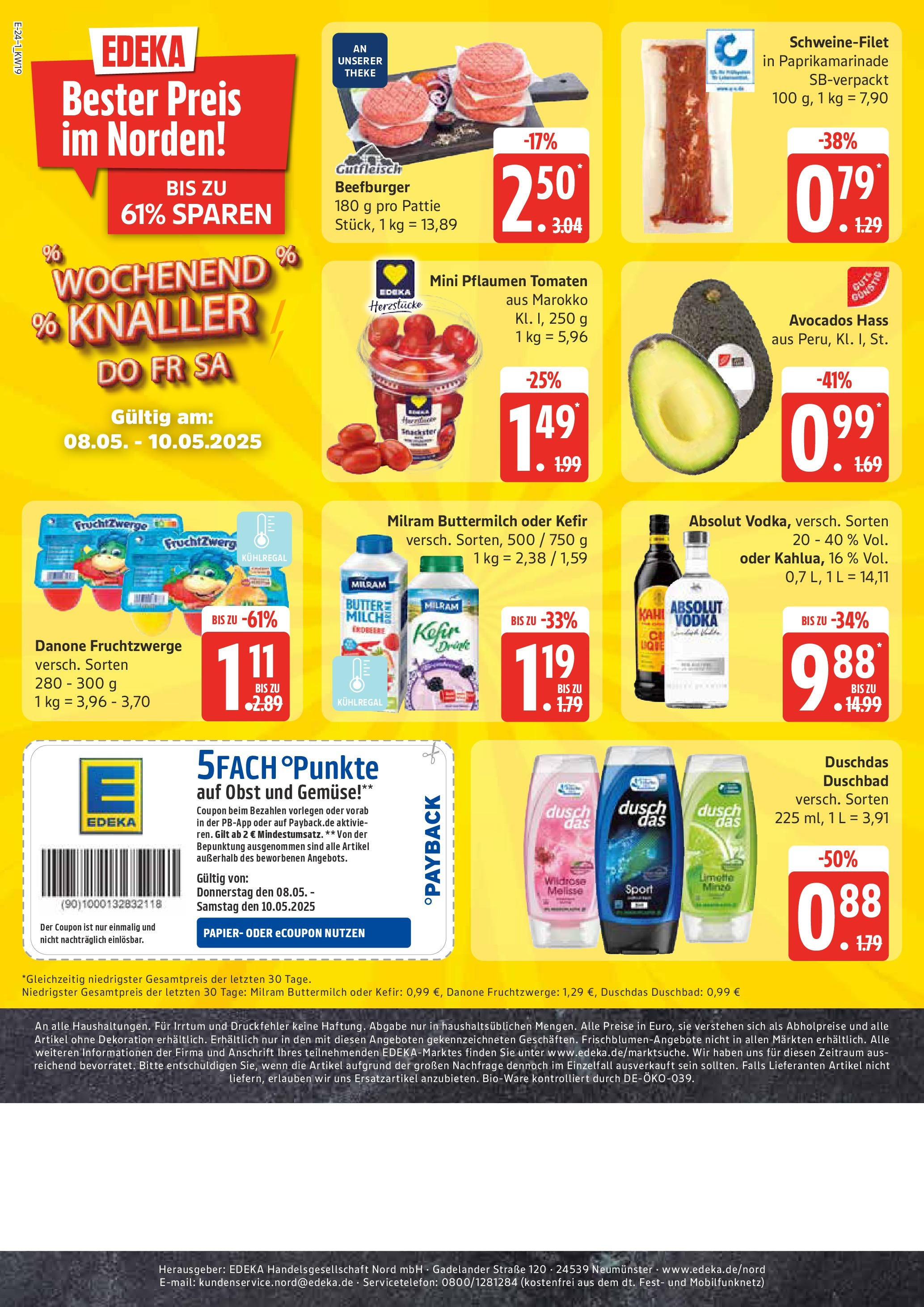 Edeka - EDEKA: Wochenangebote (ab 04.05.2025) » Angebote Online | Seite: 24 | Produkte: Buttermilch, Pflaumen, Fruchtzwerge, Obst Edeka - EDEKA: Wochenangebote (ab 04.05.2025) » Angebote Online | Seite: 24 | Produkte: Buttermilch, Pflaumen, Fruchtzwerge, Obst