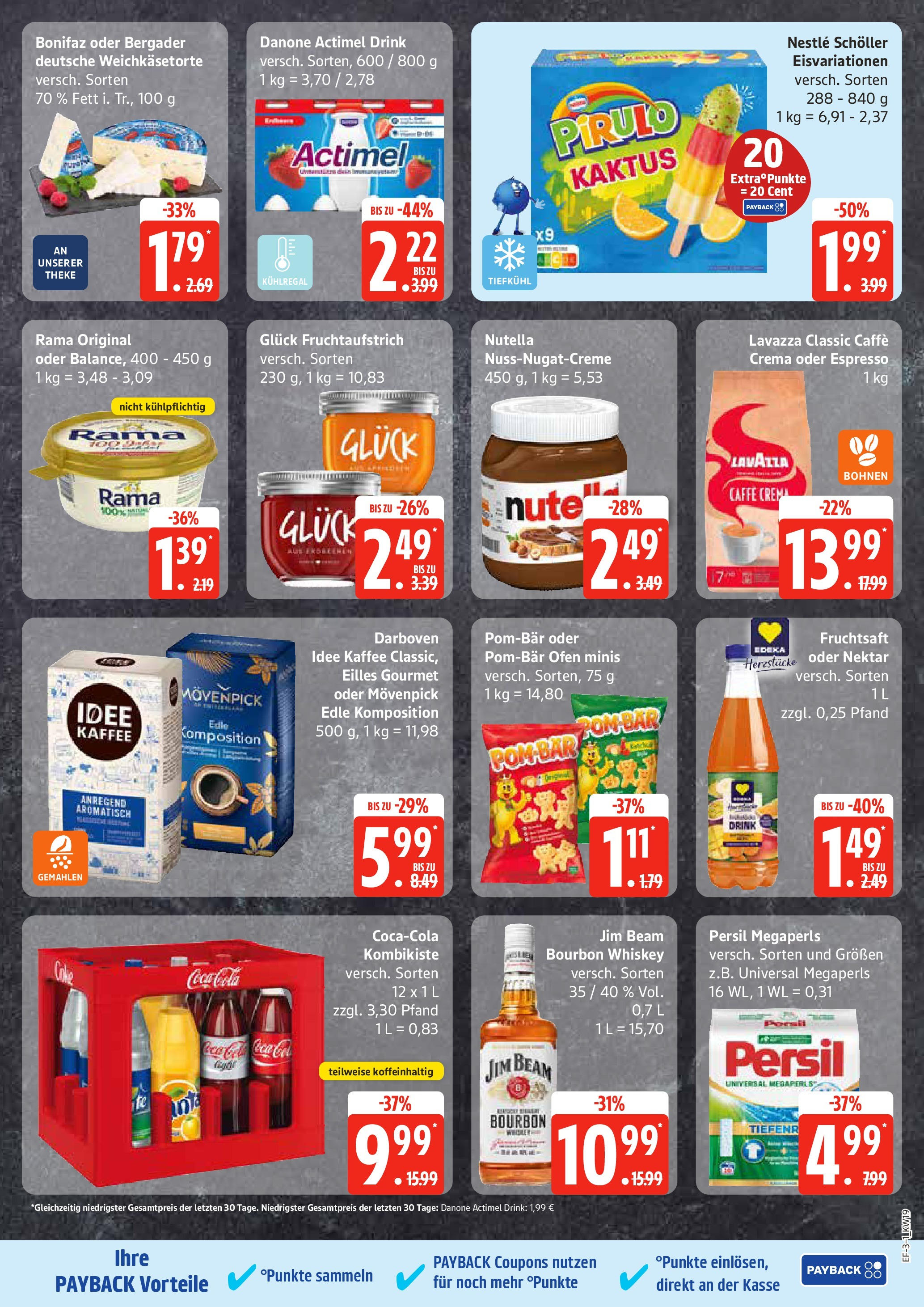Edeka - EDEKA: Wochenangebote (ab 04.05.2025) » Angebote Online | Seite: 3 | Produkte: Kaffee, Nutella, Bourbon, Eis