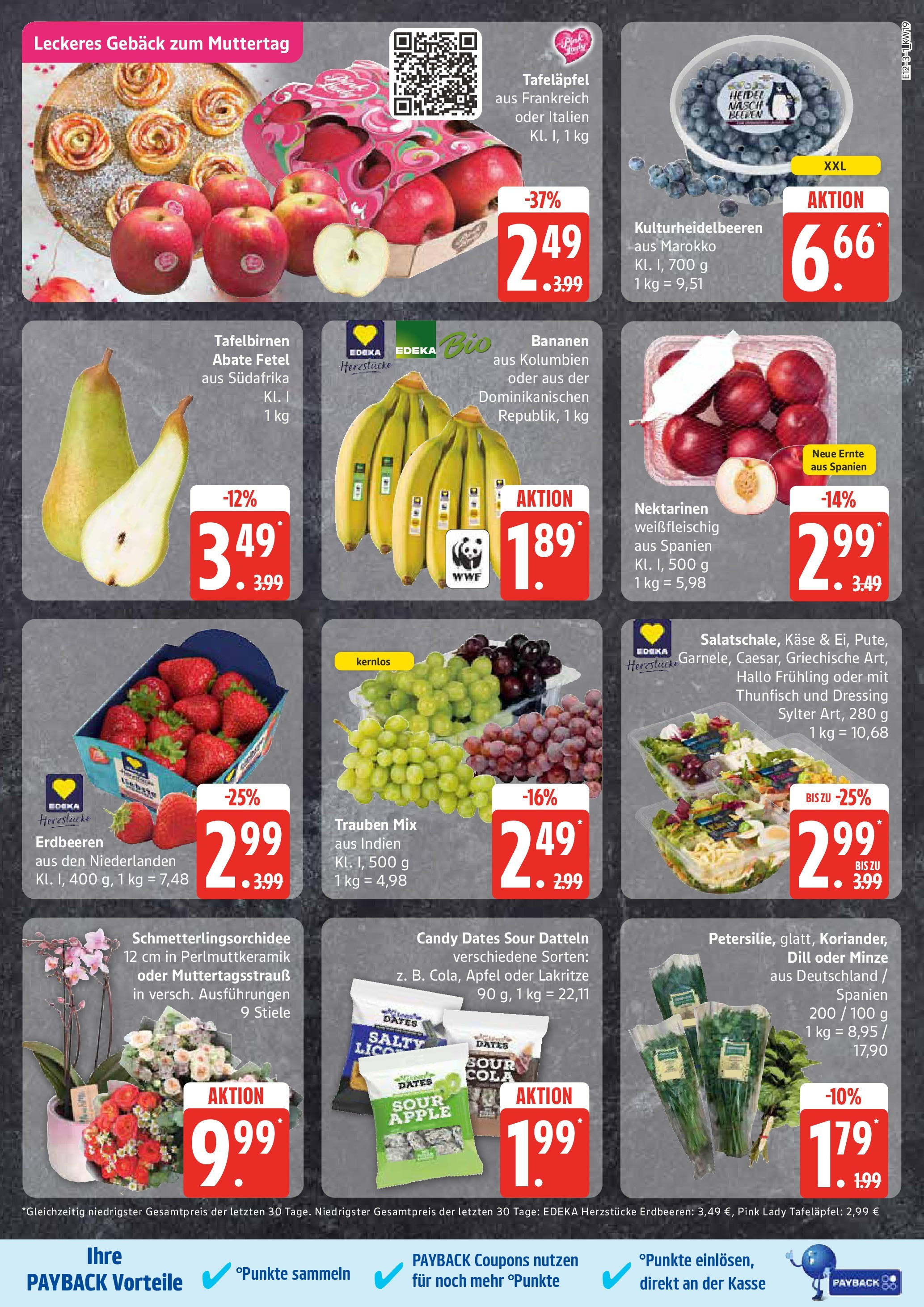 Edeka - EDEKA: Wochenangebote (ab 04.05.2025) » Angebote Online | Seite: 3 | Produkte: Käse, Thunfisch, Trauben, Dressing