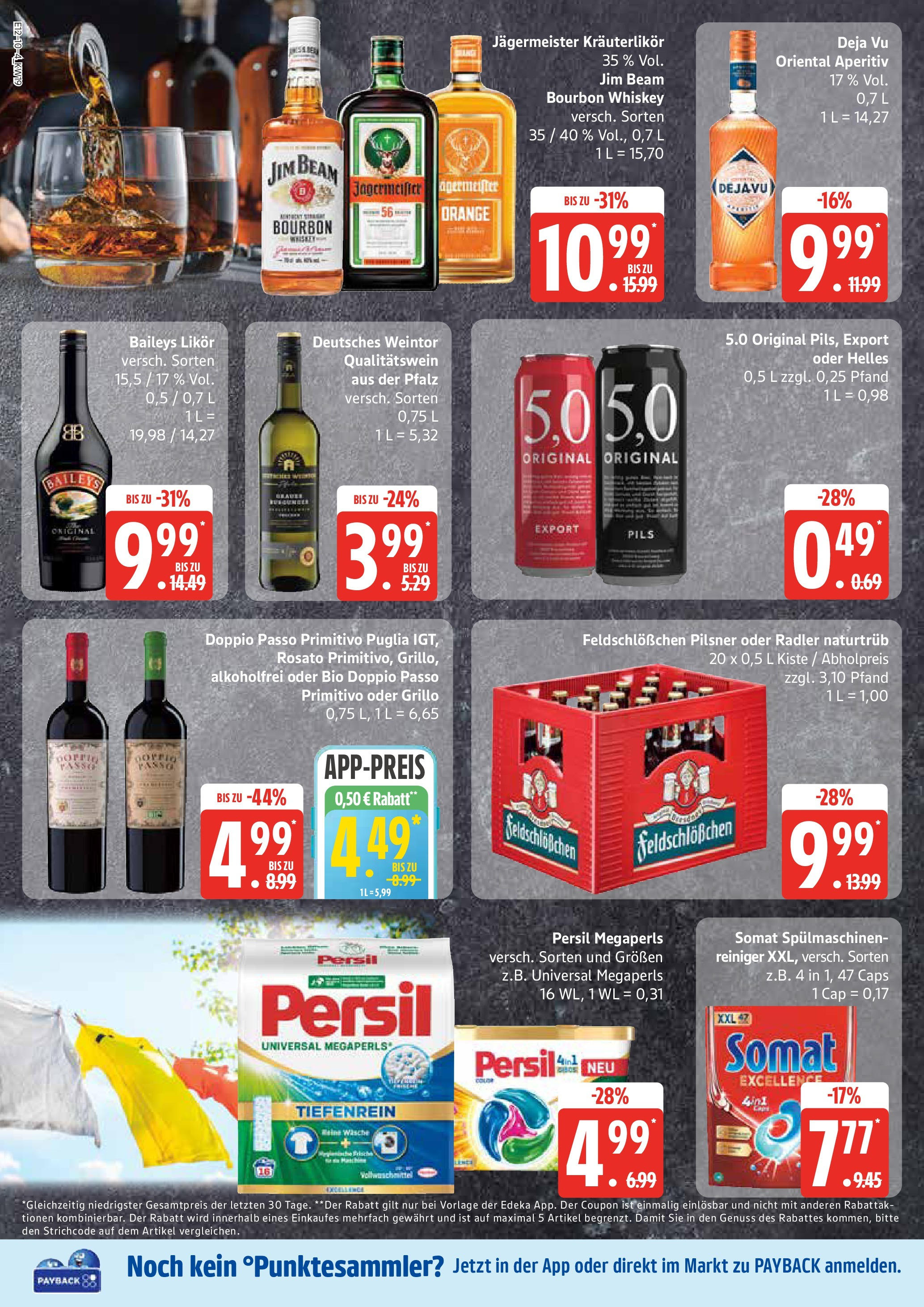Edeka - EDEKA: Wochenangebote (ab 04.05.2025) » Angebote Online | Seite: 10 | Produkte: Jim beam, Pils, Jägermeister, Whiskey
