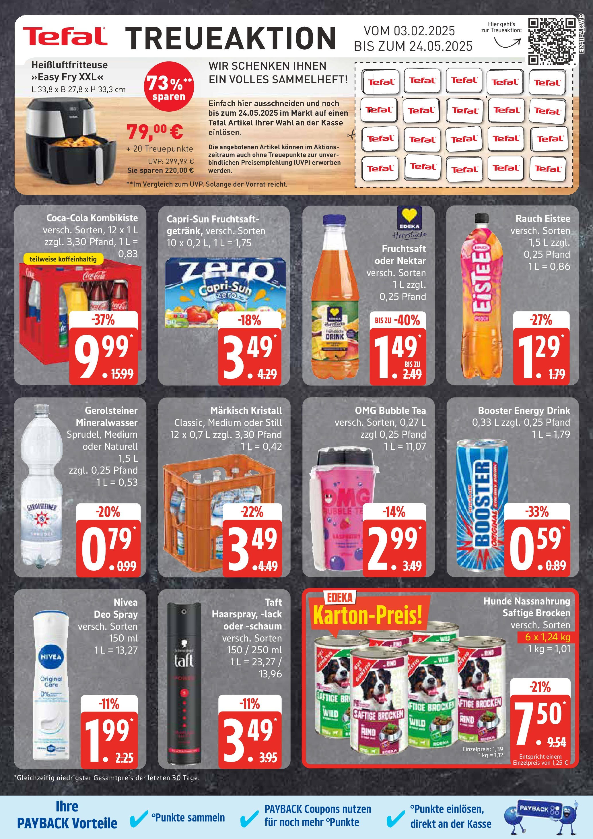 Edeka - EDEKA: Wochenangebote (ab 04.05.2025) » Angebote Online | Seite: 11 | Produkte: Cola, Energy, Fruchtsaft, Heißluftfritteuse