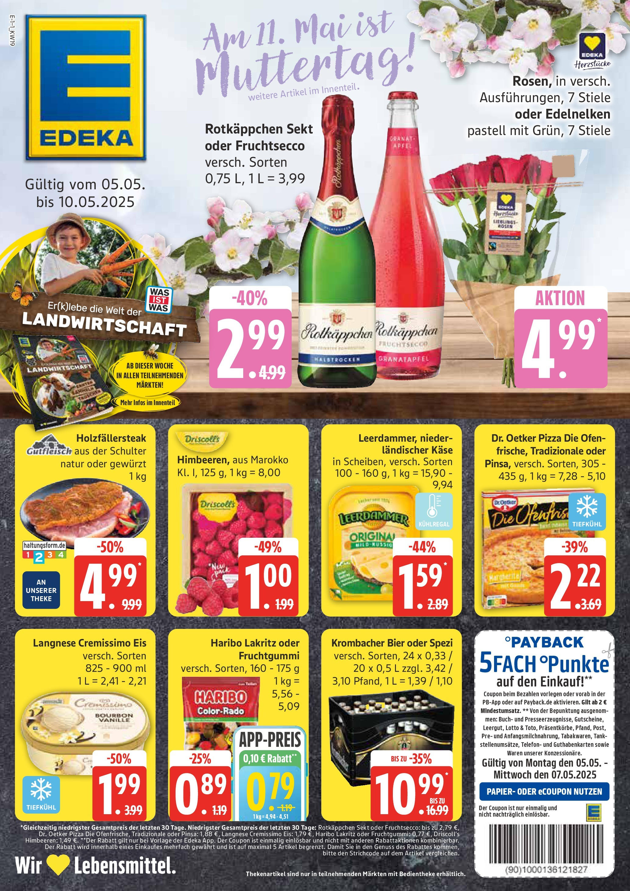 Edeka - EDEKA: Wochenangebote (ab 04.05.2025) » Angebote Online | Seite: 1 | Produkte: Himbeeren, Ofen, Haribo, Käse Edeka - EDEKA: Wochenangebote (ab 04.05.2025) » Angebote Online | Seite: 1 | Produkte: Himbeeren, Ofen, Haribo, Käse