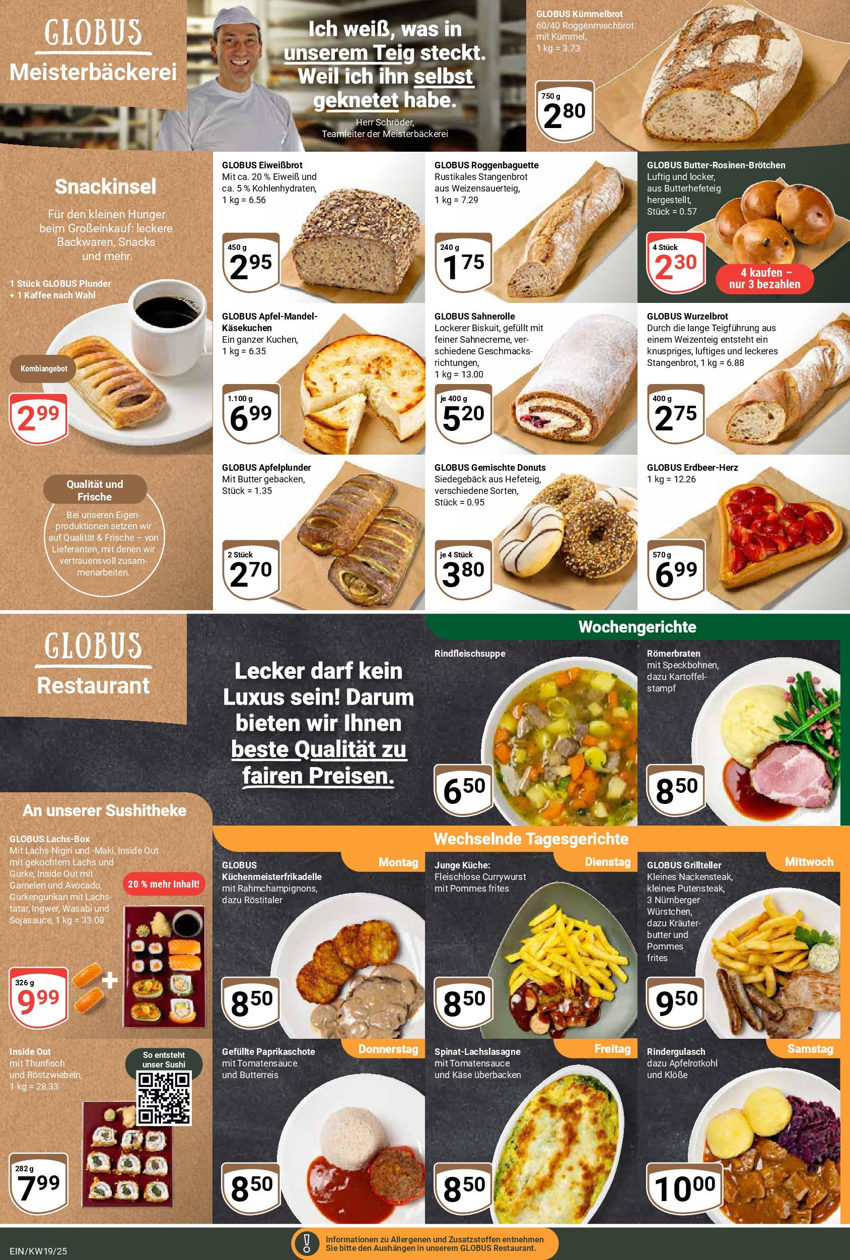 Globus - Globus: Wochenangebote (ab 04.05.2025) » Angebote ab Montag | Seite: 8 | Produkte: Kaffee, Box, Kräuterbutter, Donuts Globus - Globus: Wochenangebote (ab 04.05.2025) » Angebote online | Seite: 8 | Produkte: Kaffee, Box, Kräuterbutter, Donuts