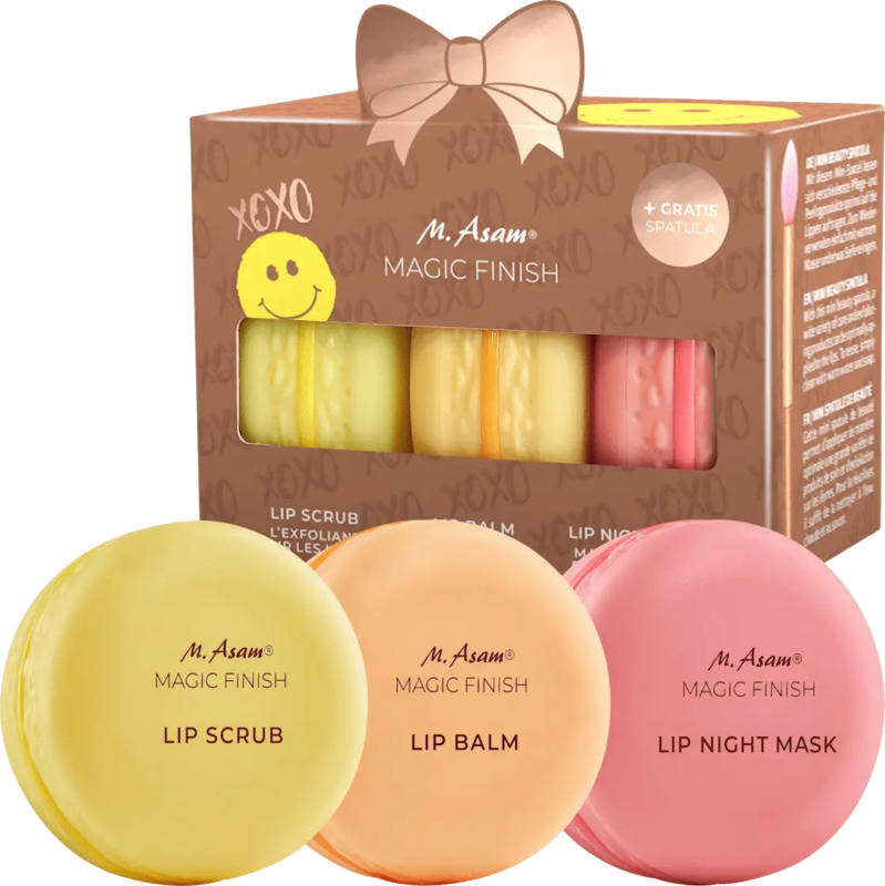 M. Asam Lippenpflege Set Macaron 3tlg Intensive Lip Care Smile Edition