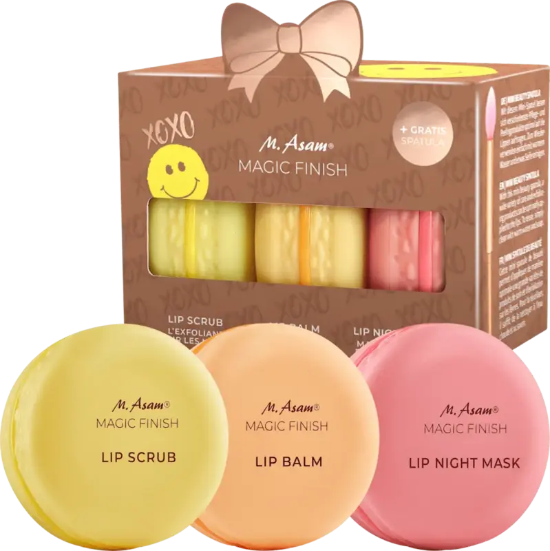 M. Asam Lippenpflege Set Macaron 3tlg Intensive Lip Care Smile Edition