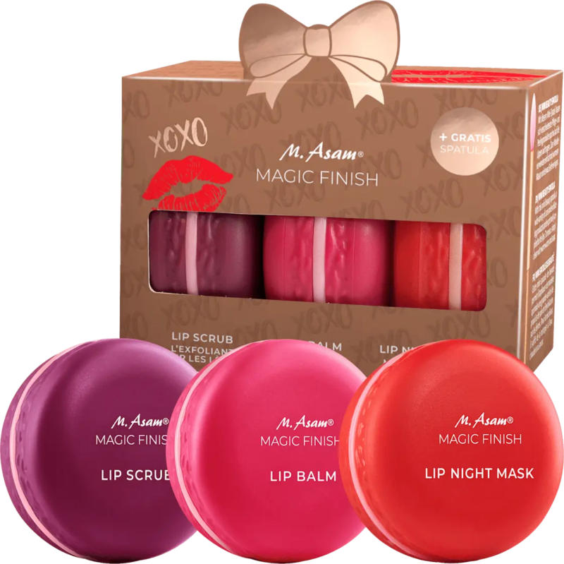 M. Asam Lippenpflege Set Macaron 3tlg Intensive Lip Care Kiss Edition