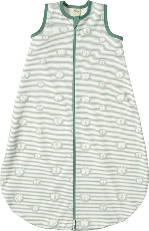 ALANA Schlafsack 1 TOG mit Löwen-Muster, grün, 80 90 CM