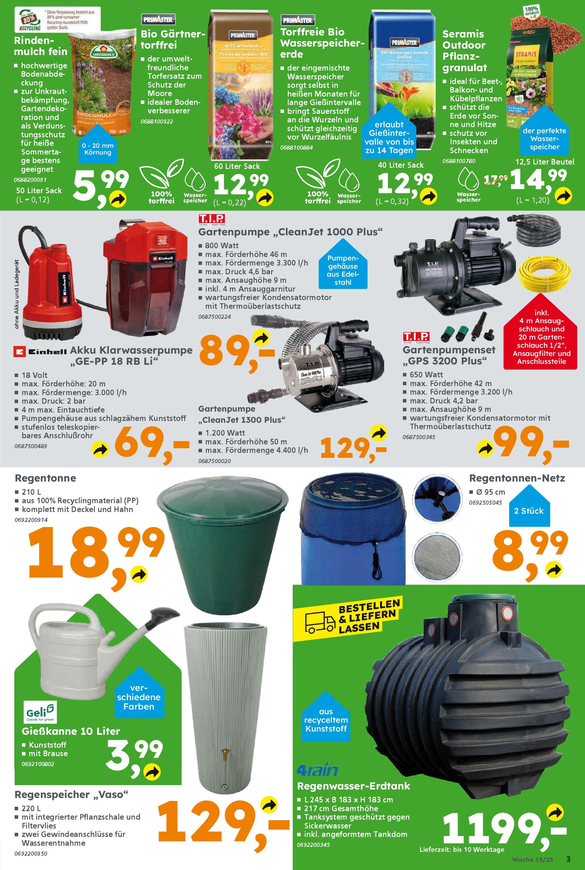 Globus Baumarkt - Globus Baumarkt: Wochenangebote (ab 04.05.2025) zum Blättern | Seite: 3 | Produkte: Rindenmulch, Wasser, Ladegerät Globus Baumarkt - Globus Baumarkt: Wochenangebote (ab 04.05.2025) zum Blättern | Seite: 3 | Produkte: Rindenmulch, Wasser, Ladegerät
