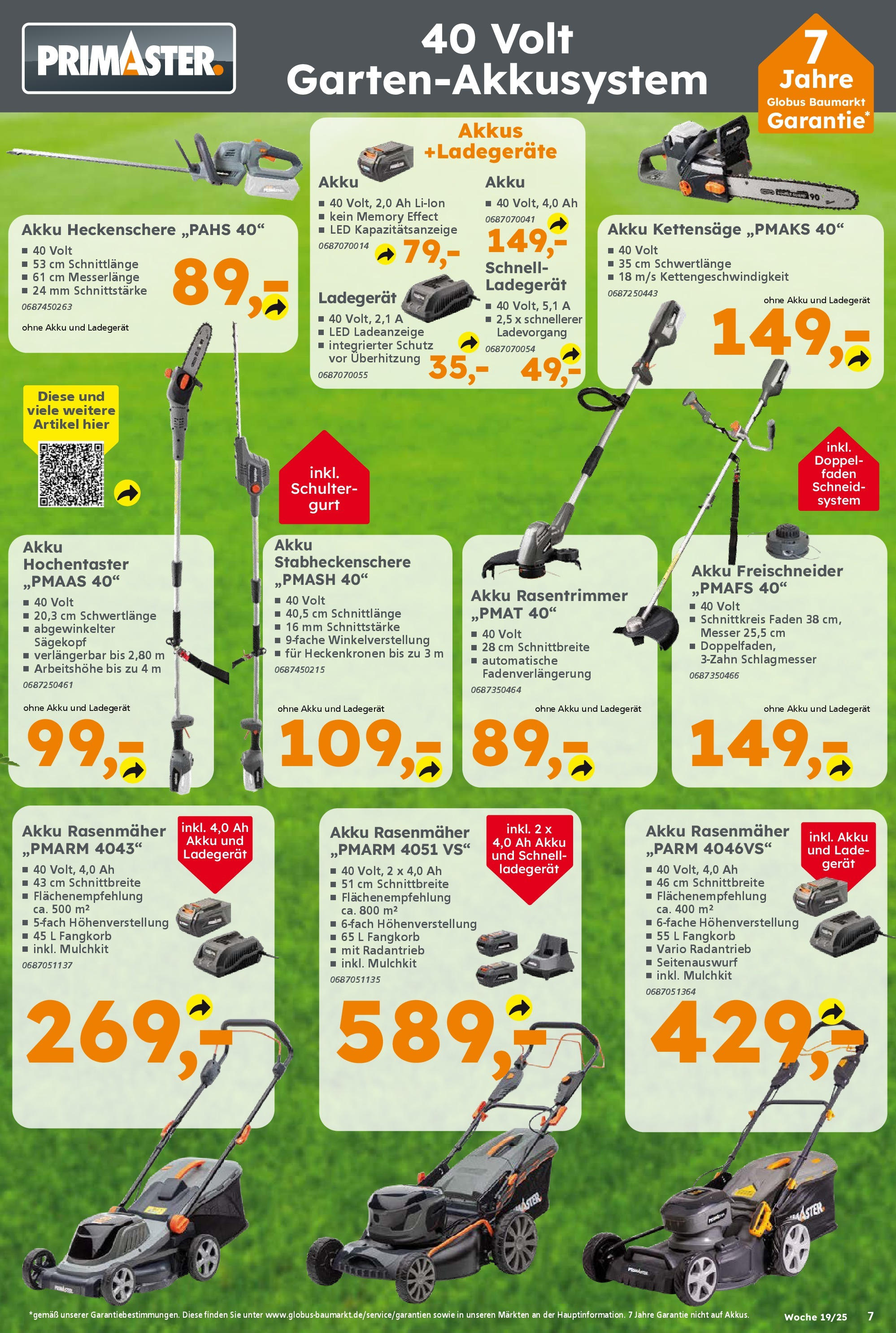 Globus Baumarkt - Globus Baumarkt: Wochenangebote (ab 04.05.2025) zum Blättern | Seite: 7 | Produkte: Rasenmäher, Ladegerät Globus Baumarkt - Globus Baumarkt: Wochenangebote (ab 04.05.2025) zum Blättern | Seite: 7 | Produkte: Rasenmäher, Ladegerät