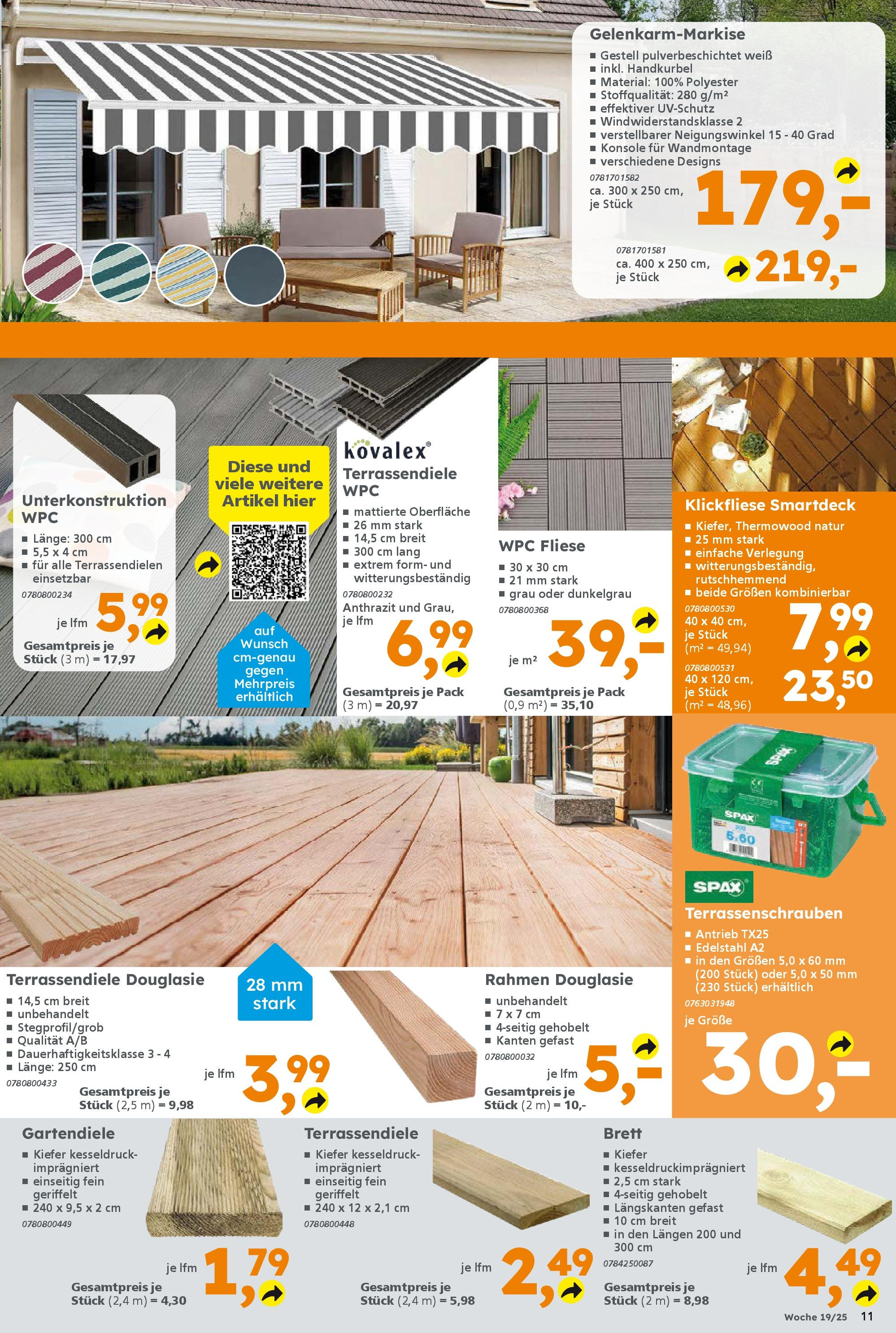 Globus Baumarkt - Globus Baumarkt: Wochenangebote (ab 04.05.2025) zum Blättern | Seite: 11 Globus Baumarkt - Globus Baumarkt: Wochenangebote (ab 04.05.2025) zum Blättern | Seite: 11