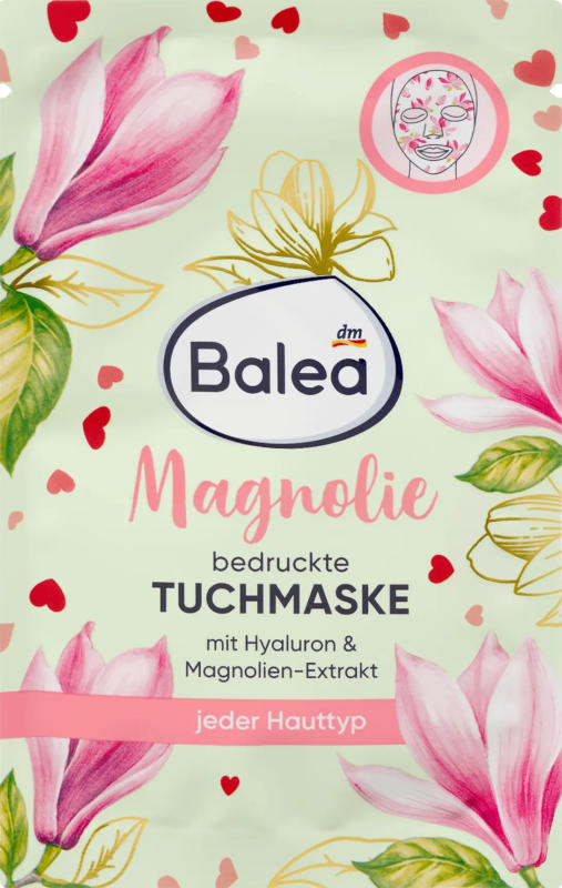 Balea Tuchmaske Magnolie