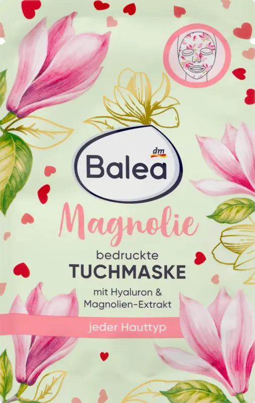 Balea Tuchmaske Magnolie