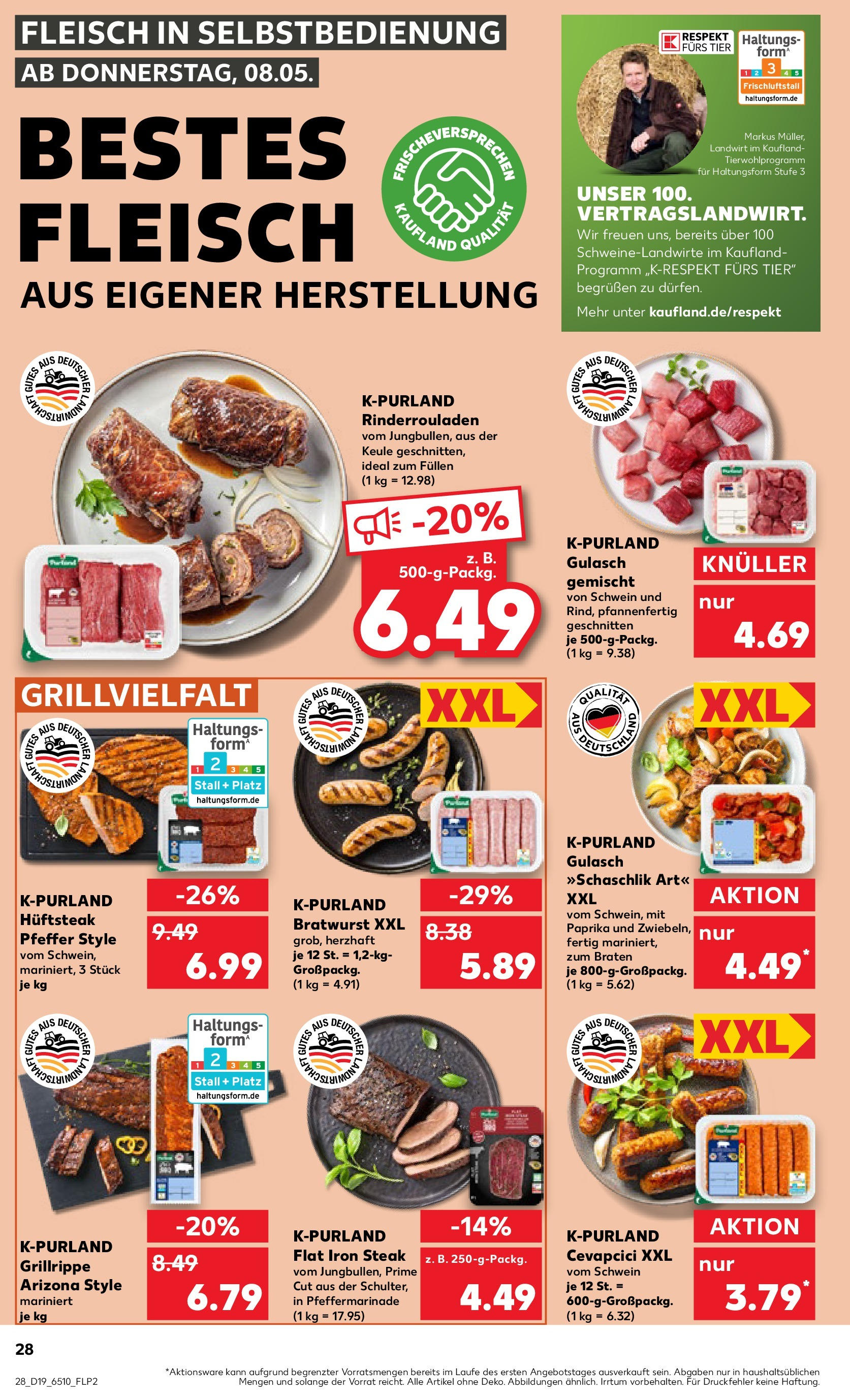 Kaufland - Kaufland: Wochenangebote (ab 07.05.2025) » Angebote Online | Seite: 28 | Produkte: Bratwurst, Cevapcici, Pfeffer, Fleisch Kaufland - Kaufland: Wochenangebote (ab 07.05.2025) » Angebote Online zum Blättern | Seite: 28 | Produkte: Bratwurst, Cevapcici, Pfeffer, Fleisch