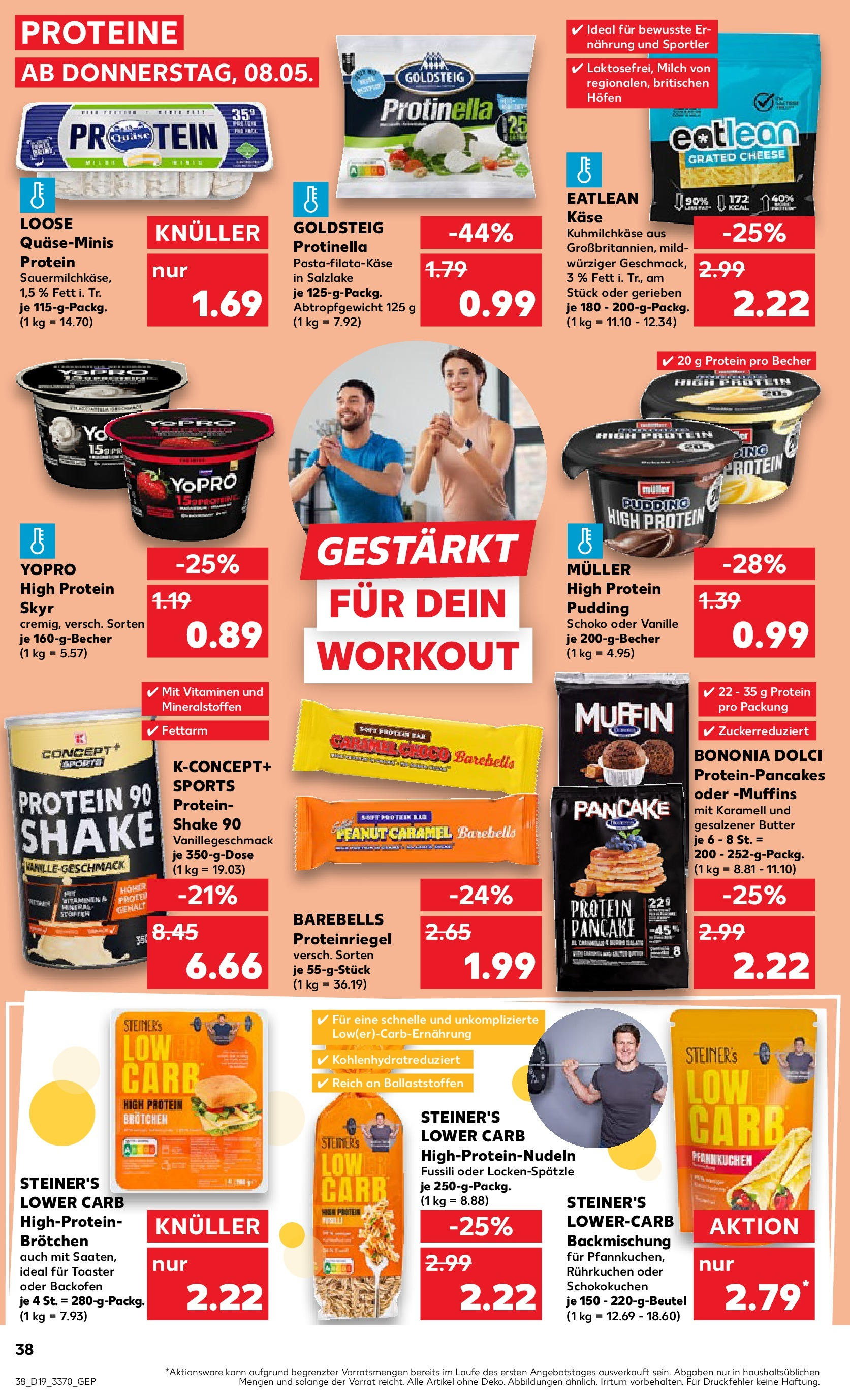 Kaufland - Kaufland: Wochenangebote (ab 07.05.2025) » Angebote Online | Seite: 38 | Produkte: Toaster, Butter, Skyr, Pasta Kaufland - Kaufland: Wochenangebote (ab 07.05.2025) » Angebote Online zum Blättern | Seite: 38 | Produkte: Toaster, Butter, Skyr, Pasta