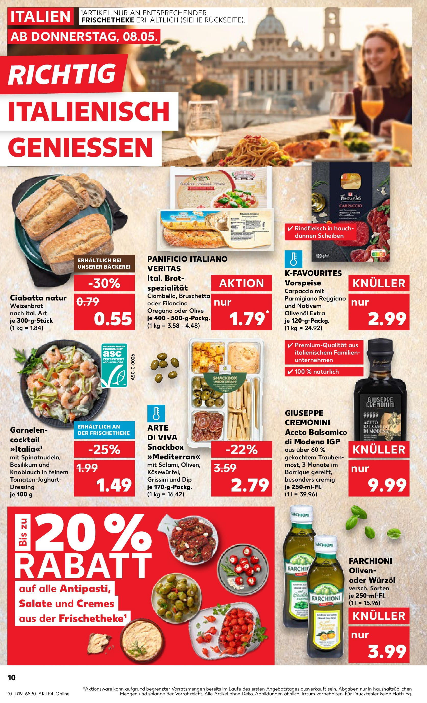 Kaufland - Kaufland: Wochenangebote (ab 07.05.2025) » Angebote Online | Seite: 10 | Produkte: Bäckerei, Balsamico, Dressing, Rindfleisch Kaufland - Kaufland: Wochenangebote (ab 07.05.2025) » Angebote Online zum Blättern | Seite: 10 | Produkte: Bäckerei, Balsamico, Dressing, Rindfleisch