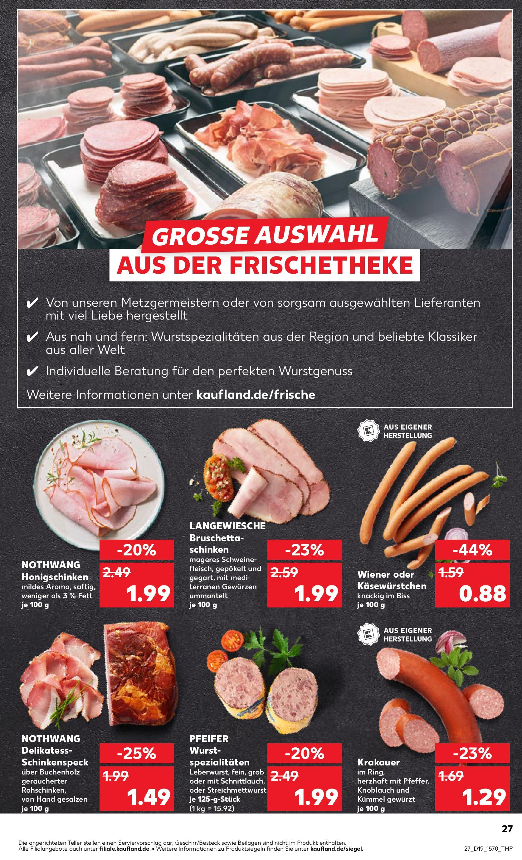 Kaufland - Kaufland: Wochenangebote (ab 07.05.2025) » Angebote Online | Seite: 27 | Produkte: Wurst, Knoblauch, Schinken Kaufland - Kaufland: Wochenangebote (ab 07.05.2025) » Angebote Online zum Blättern | Seite: 27 | Produkte: Wurst, Knoblauch, Schinken