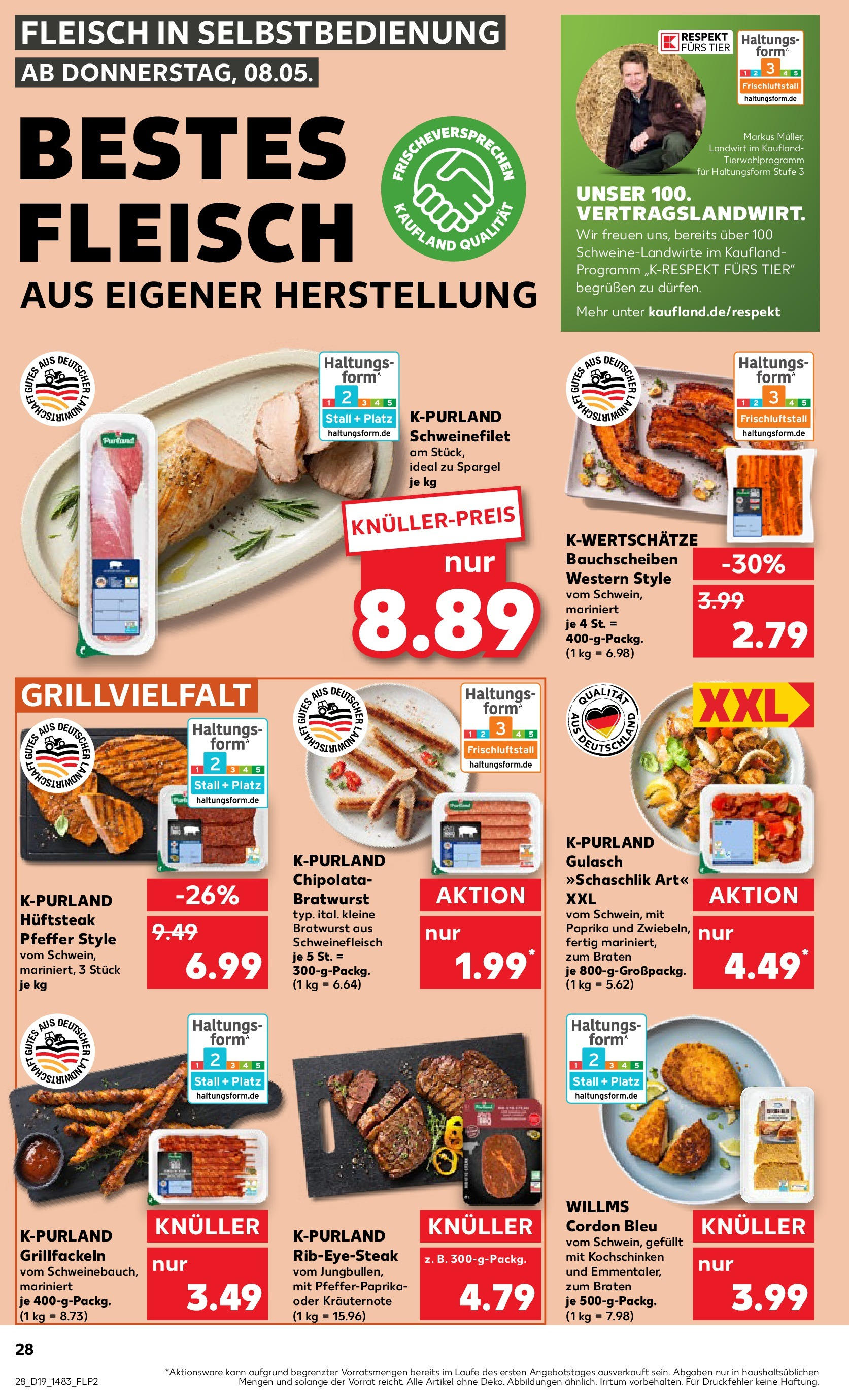 Kaufland - Kaufland: Wochenangebote (ab 07.05.2025) » Angebote Online | Seite: 28 | Produkte: Bratwurst, Spargel, Gulasch, Pfeffer Kaufland - Kaufland: Wochenangebote (ab 07.05.2025) » Angebote Online zum Blättern | Seite: 28 | Produkte: Bratwurst, Spargel, Gulasch, Pfeffer