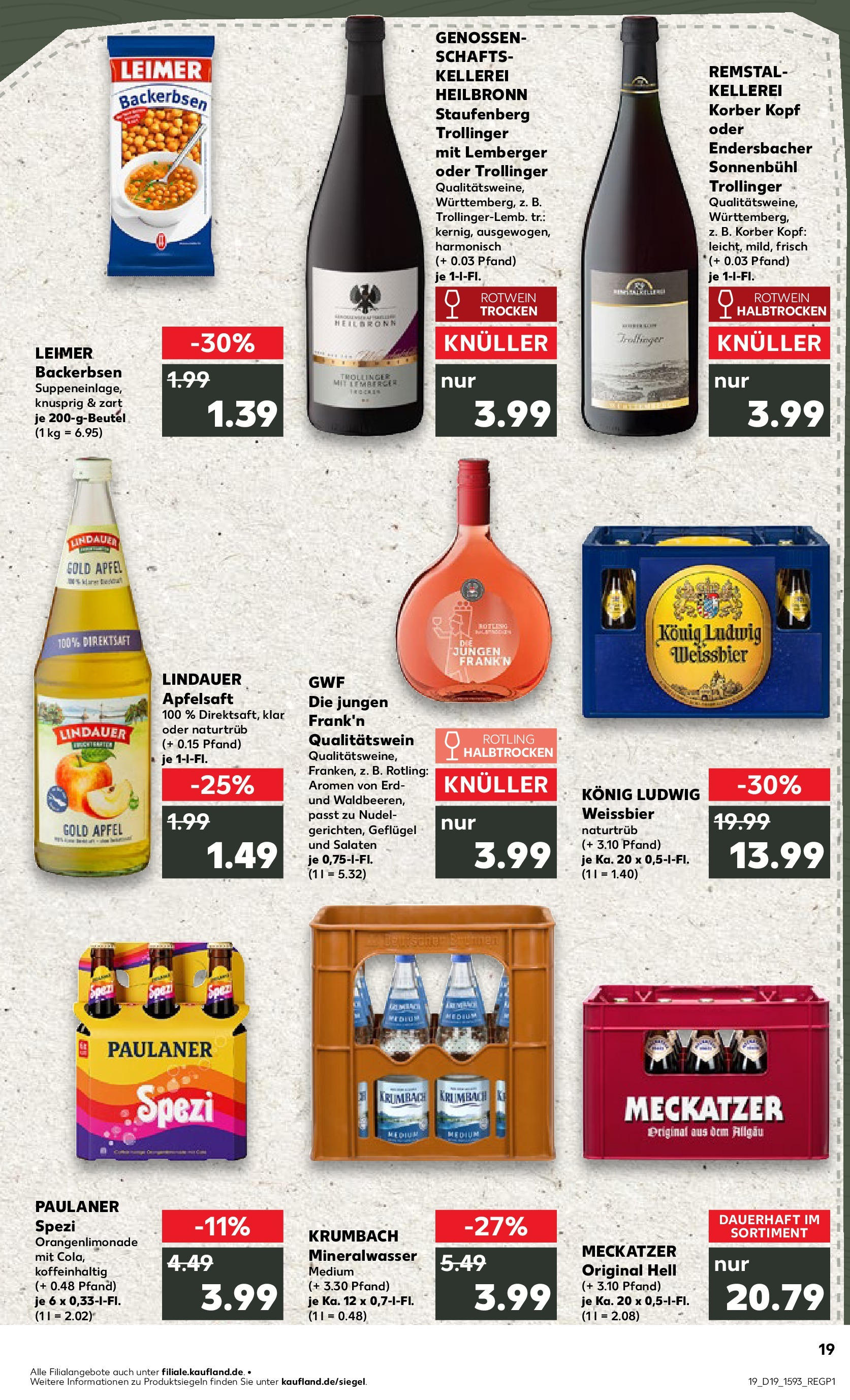 Kaufland - Kaufland: Wochenangebote (ab 07.05.2025) » Angebote Online | Seite: 19 | Produkte: Paulaner spezi, Äpfel, Apfelsaft, Paulaner Kaufland - Kaufland: Wochenangebote (ab 07.05.2025) » Angebote Online zum Blättern | Seite: 19 | Produkte: Paulaner spezi, Äpfel, Apfelsaft, Paulaner