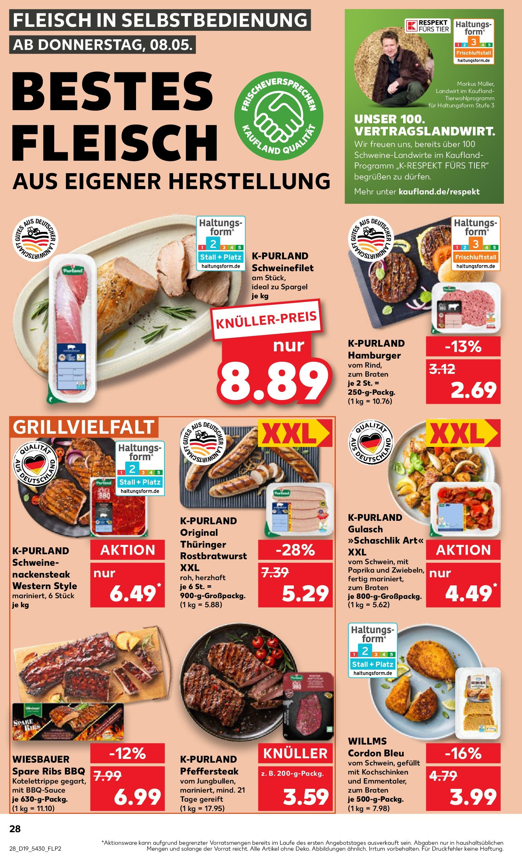Kaufland - Kaufland: Regio-Wochen (ab 07.05.2025) » Angebote Online | Seite: 28 | Produkte: Spare ribs, Spargel, Schweinefilet, Fleisch Kaufland - Kaufland: Regio-Wochen (ab 07.05.2025) » Angebote Online zum Blättern | Seite: 28 | Produkte: Spare ribs, Spargel, Schweinefilet, Fleisch