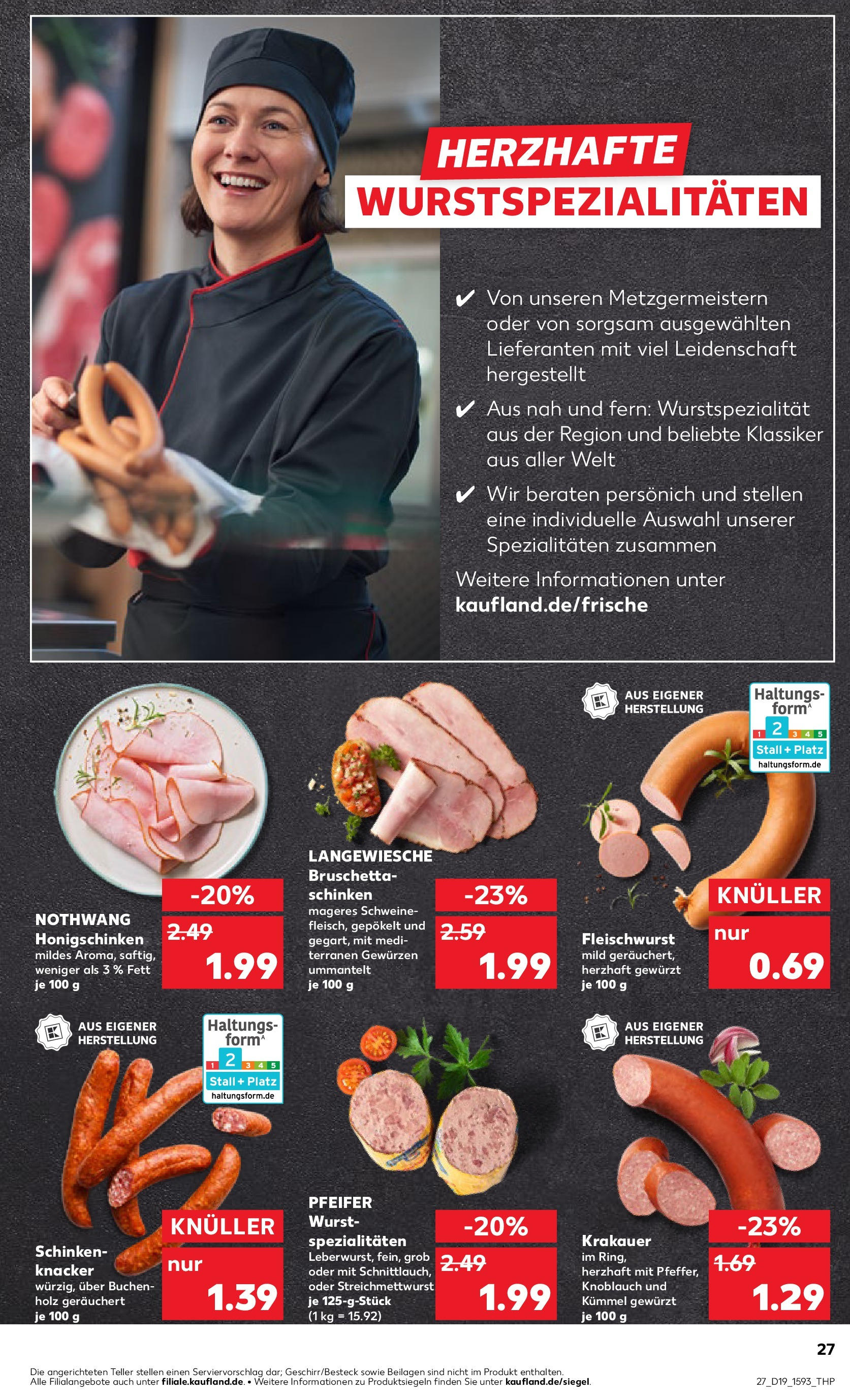 Kaufland - Kaufland: Wochenangebote (ab 07.05.2025) » Angebote Online | Seite: 27 | Produkte: Wurst, Knoblauch, Schinken Kaufland - Kaufland: Wochenangebote (ab 07.05.2025) » Angebote Online zum Blättern | Seite: 27 | Produkte: Wurst, Knoblauch, Schinken
