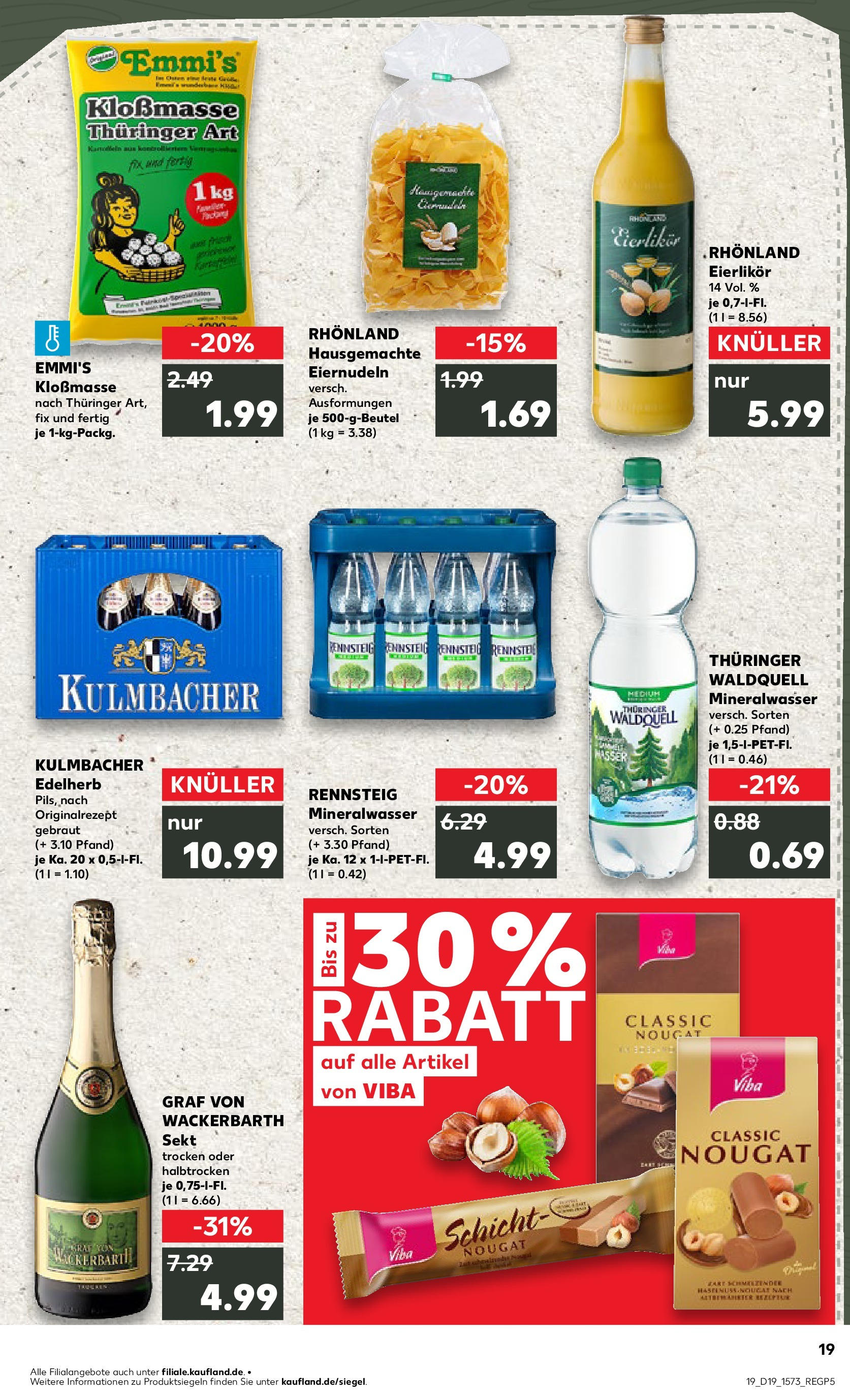 Kaufland - Kaufland: Wochenangebote (ab 07.05.2025) » Angebote Online | Seite: 19 | Produkte: Sekt, Mineralwasser Kaufland - Kaufland: Wochenangebote (ab 07.05.2025) » Angebote Online zum Blättern | Seite: 19 | Produkte: Sekt, Mineralwasser
