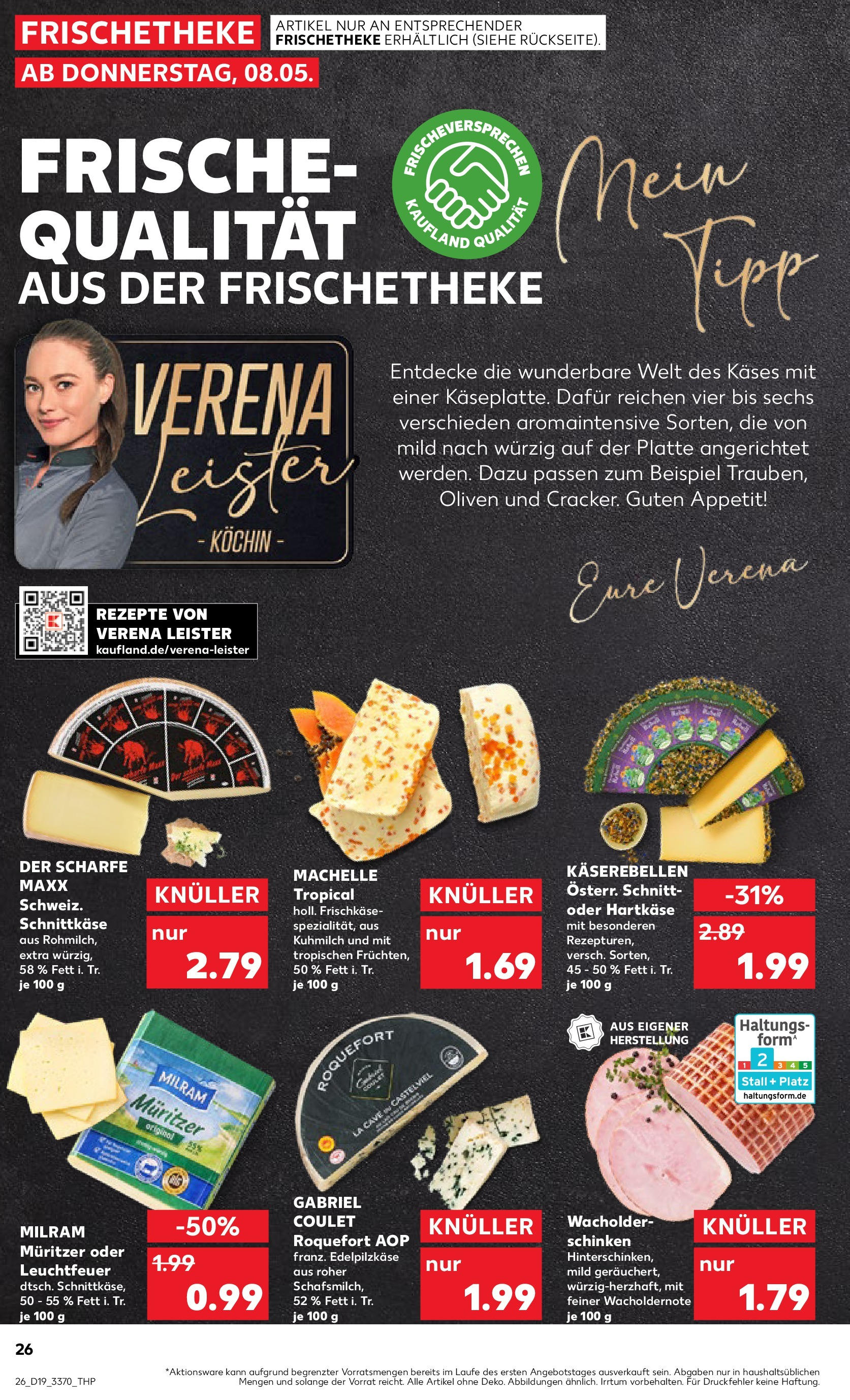 Kaufland - Kaufland: Wochenangebote (ab 07.05.2025) » Angebote Online | Seite: 26 | Produkte: Milram, Schinken, Frischkase Kaufland - Kaufland: Wochenangebote (ab 07.05.2025) » Angebote Online zum Blättern | Seite: 26 | Produkte: Milram, Schinken, Frischkase