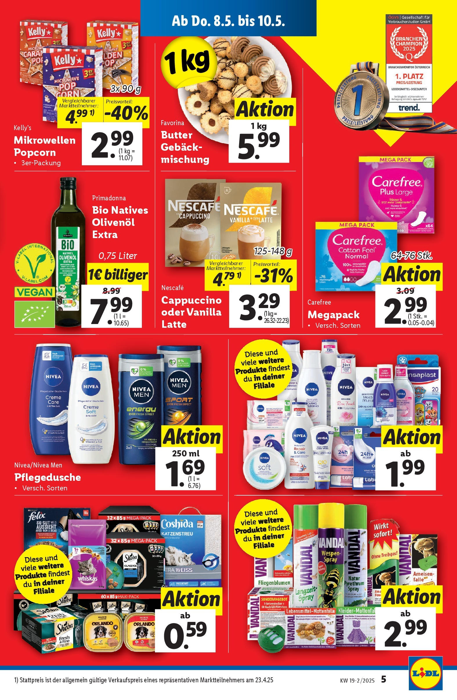 Lidl - Lidl: Flugblatt in deiner Nähe ab 07.05.2025 ✳️ Angebote ab donnerstag | Seite: 7 | Produkte: Butter, Creme, Duschgel Lidl - Lidl: Flugblatt in deiner Nähe ab 07.05.2025 - Angebote ab donnerstag | Seite: 7 | Produkte: Butter, Creme, Duschgel