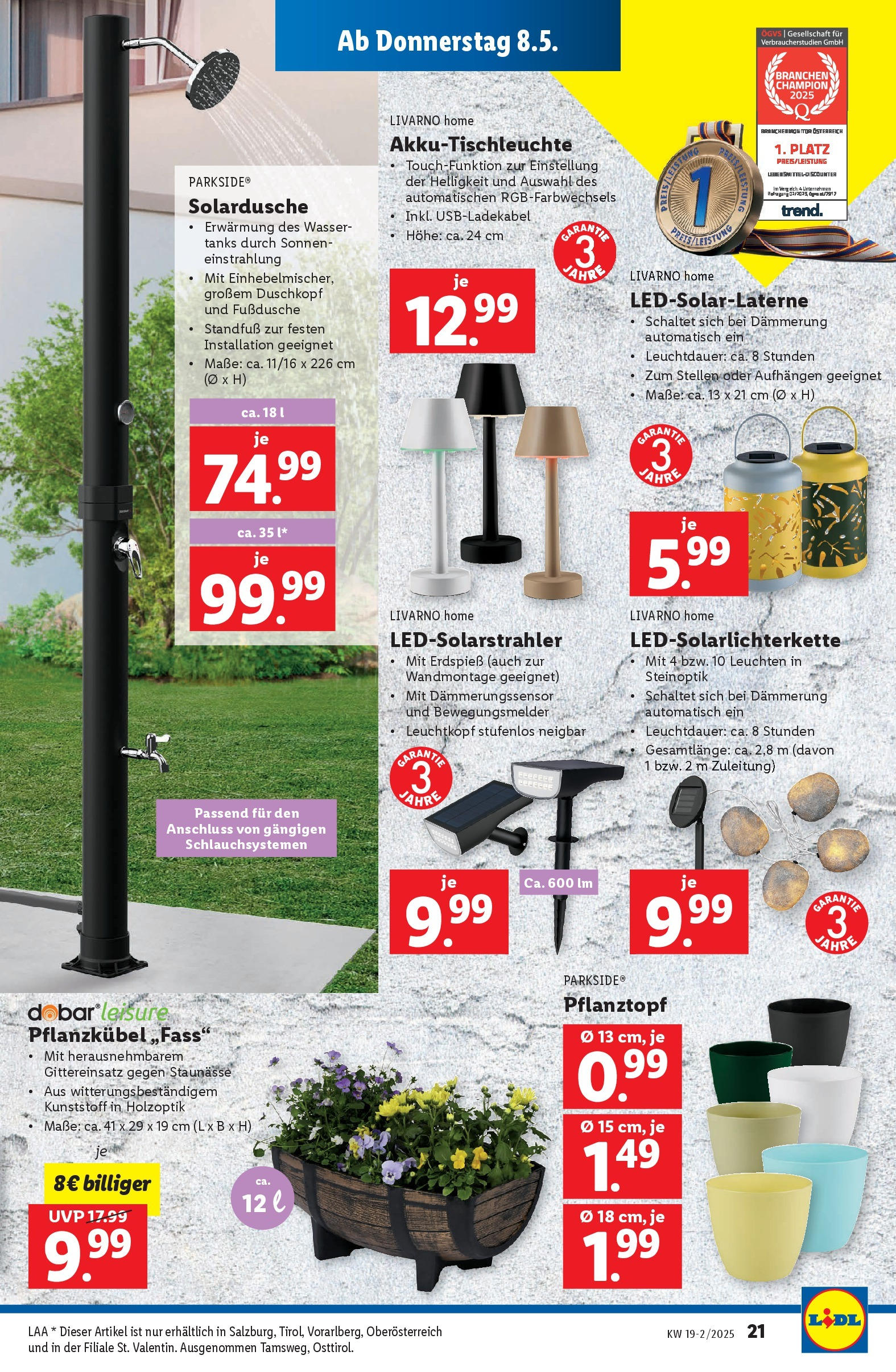 Lidl Flugblatt - Salzburg, Jenbach, Dornbirn ab 07.05.2025 ✳️ Angebote ab donnerstag | Seite: 23 | Produkte: Wasser Lidl Flugblatt - Salzburg, Jenbach, Dornbirn ab 07.05.2025 - Angebote ab donnerstag | Seite: 23 | Produkte: Wasser
