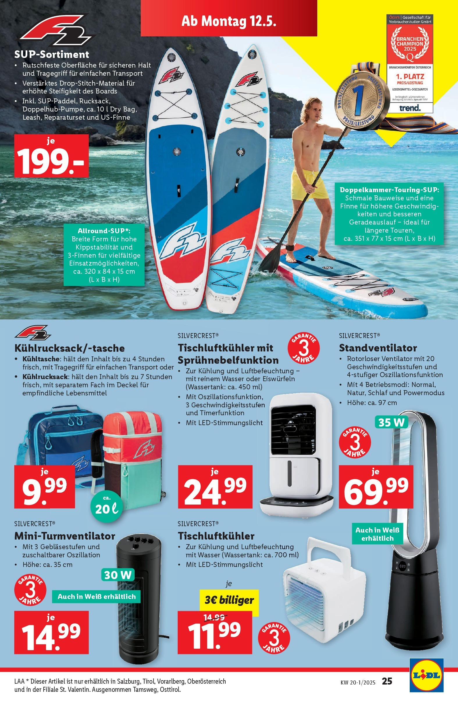 Lidl Flugblatt - Salzburg, Jenbach, Dornbirn ab 07.05.2025 ✳️ Angebote ab donnerstag | Seite: 29 | Produkte: Wasser, Libacomb, Ventilator, Reis Lidl Flugblatt - Salzburg, Jenbach, Dornbirn ab 07.05.2025 - Angebote ab donnerstag | Seite: 29 | Produkte: Wasser, Libacomb, Ventilator, Reis