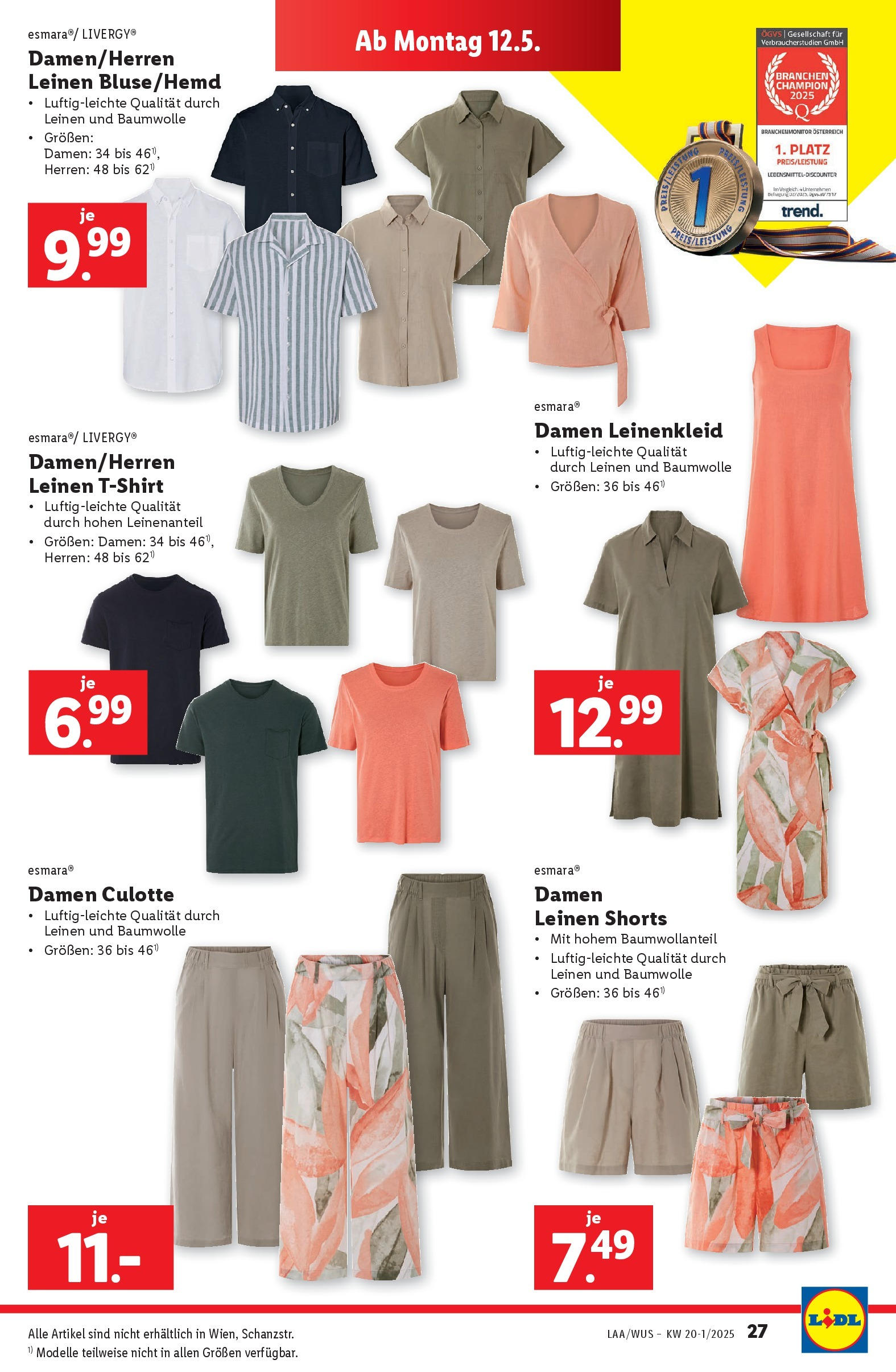 Lidl Flugblatt - Salzburg, Jenbach, Dornbirn ab 07.05.2025 ✳️ Angebote ab donnerstag | Seite: 31 Lidl Flugblatt - Salzburg, Jenbach, Dornbirn ab 07.05.2025 - Angebote ab donnerstag | Seite: 31
