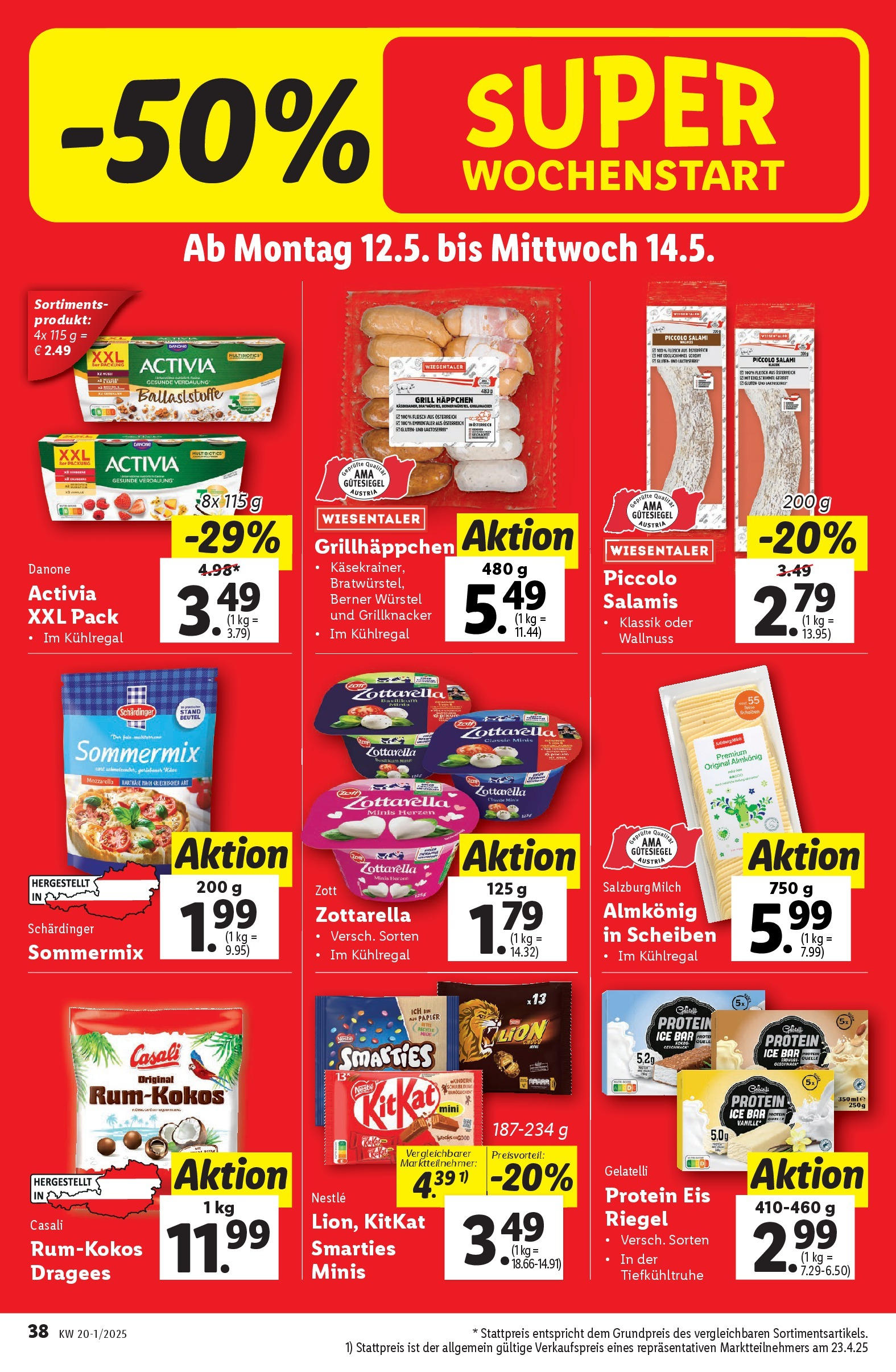 Lidl - Lidl: Flugblatt in deiner Nähe ab 07.05.2025 ✳️ Angebote ab donnerstag | Seite: 42 | Produkte: Eis, Grill, Käse, Salami Lidl - Lidl: Flugblatt in deiner Nähe ab 07.05.2025 - Angebote ab donnerstag | Seite: 42 | Produkte: Eis, Grill, Käse, Salami