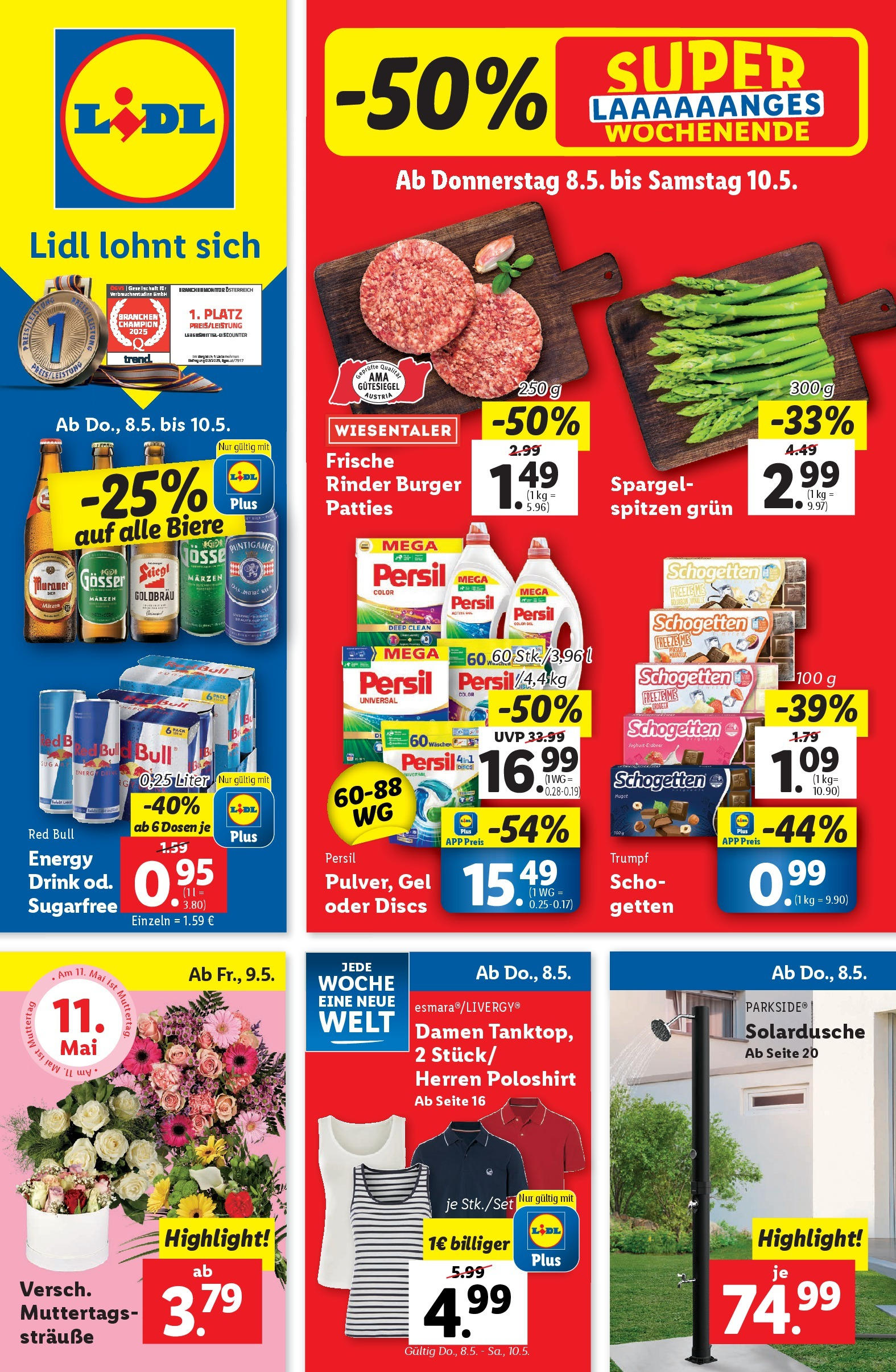 LIDL Flugblatt ab 07.05.2025 - Angebote "Graz, Klagenfurt" - Seite 1 Vorschau der Angebote: Lidl Graz, Klagenfurt gültig ab 07.05.2025