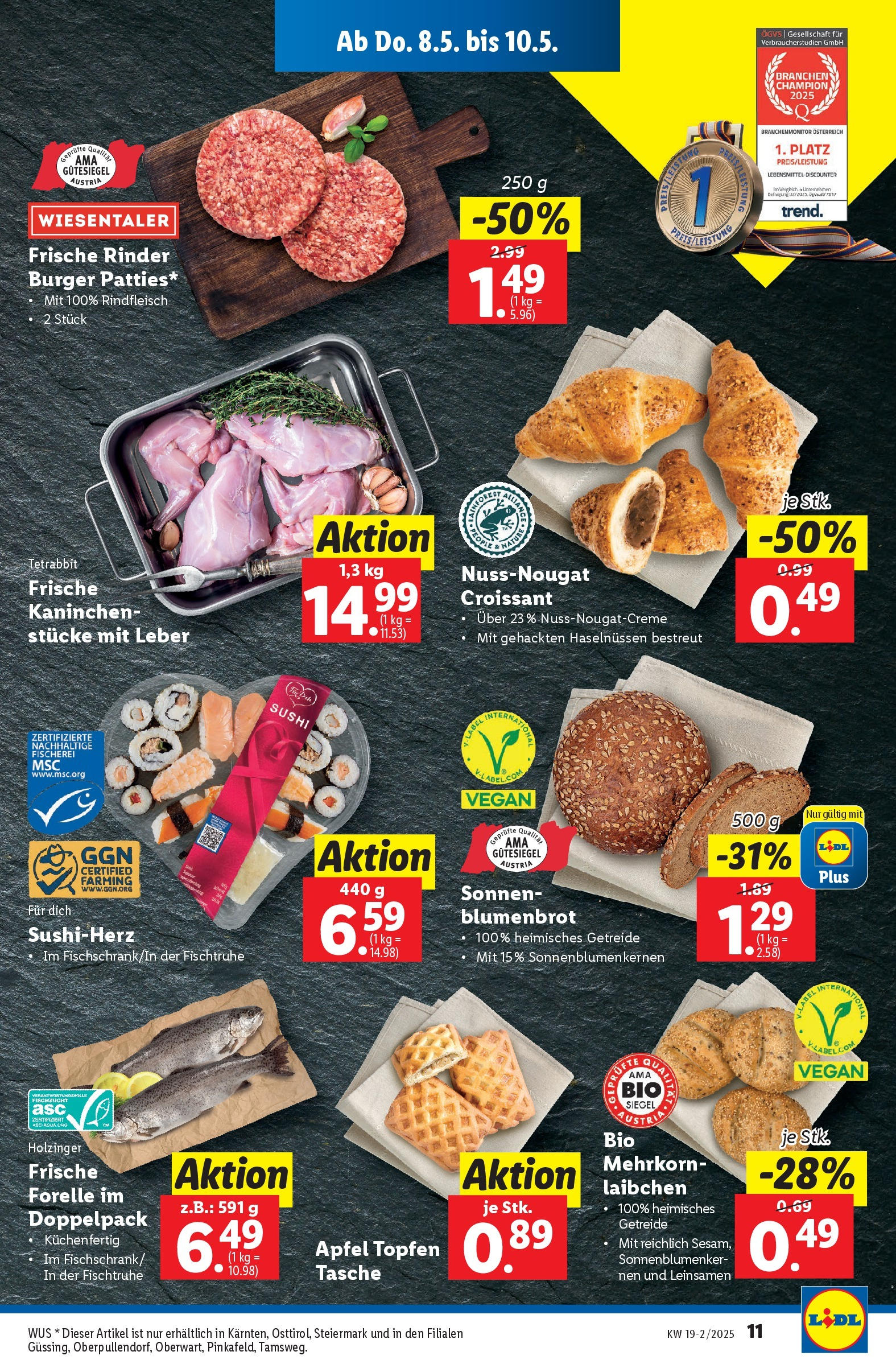 Lidl Flugblatt - Graz, Klagenfurt ab 07.05.2025 ✳️ Angebote ab donnerstag | Seite: 13 | Produkte: Getreide, Tasche, Äpfel, Rindfleisch Lidl Flugblatt - Graz, Klagenfurt ab 07.05.2025 - Angebote ab donnerstag | Seite: 13 | Produkte: Getreide, Tasche, Äpfel, Rindfleisch