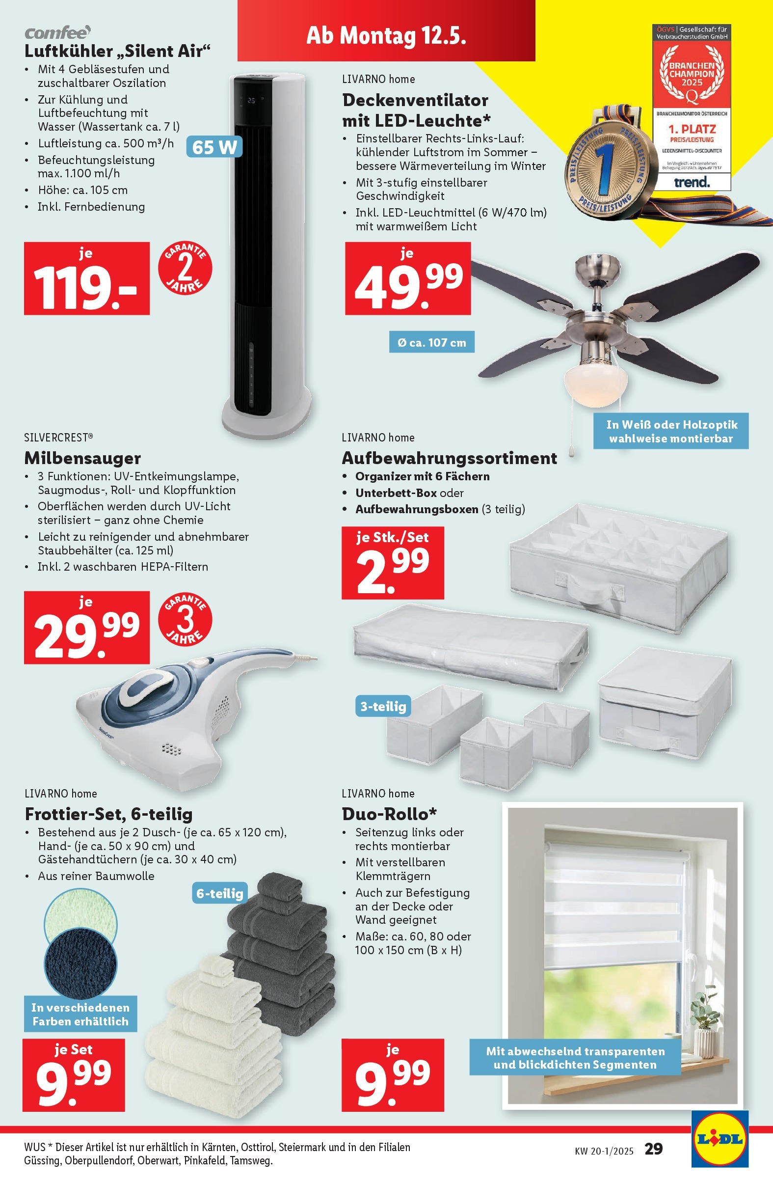 Lidl Flugblatt - Graz, Klagenfurt ab 07.05.2025 ✳️ Angebote ab donnerstag | Seite: 33 | Produkte: Wasser, Decke Lidl Flugblatt - Graz, Klagenfurt ab 07.05.2025 - Angebote ab donnerstag | Seite: 33 | Produkte: Wasser, Decke